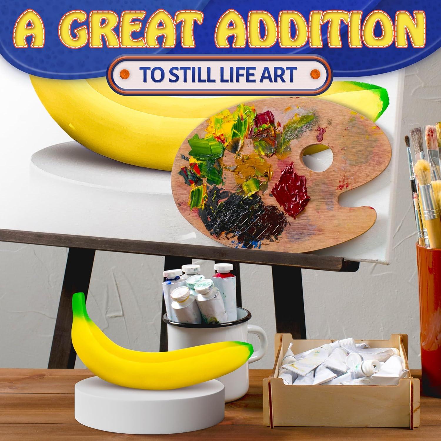 Juguete Squishy Plátano Falso Tesorrio 17x3.6 cm Alivio Estrés