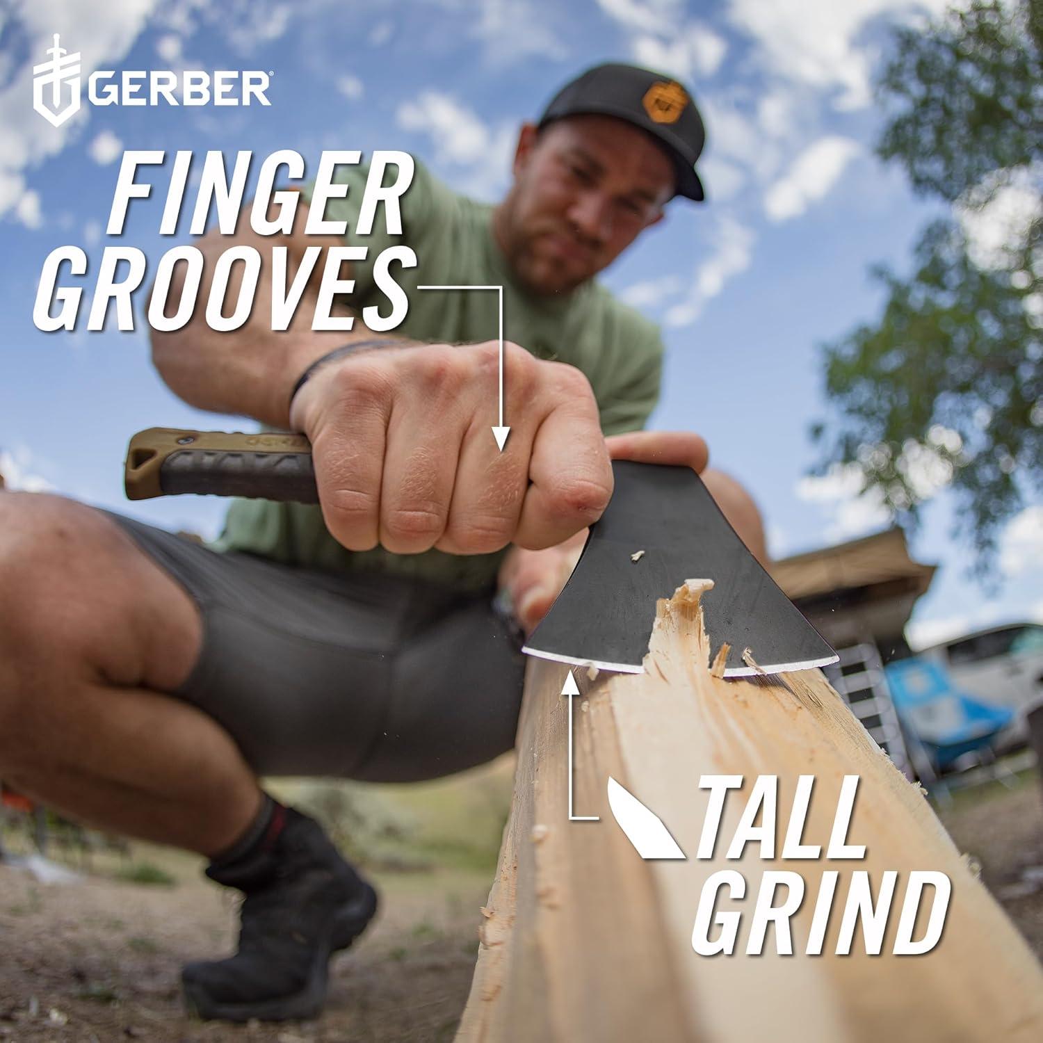 Hacha de Mochila Gerber Gear 8.89 cm con Funda Nylon