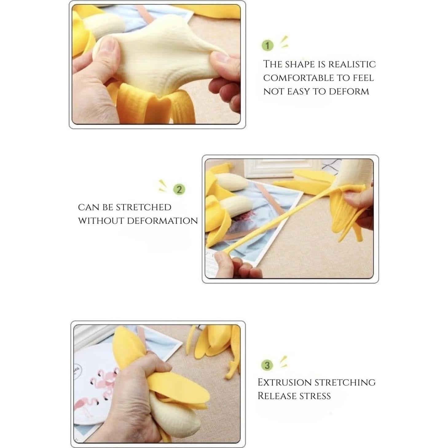 Juguete Antiestrés Plátano Apretable Dhjrefhhd 13.5cm