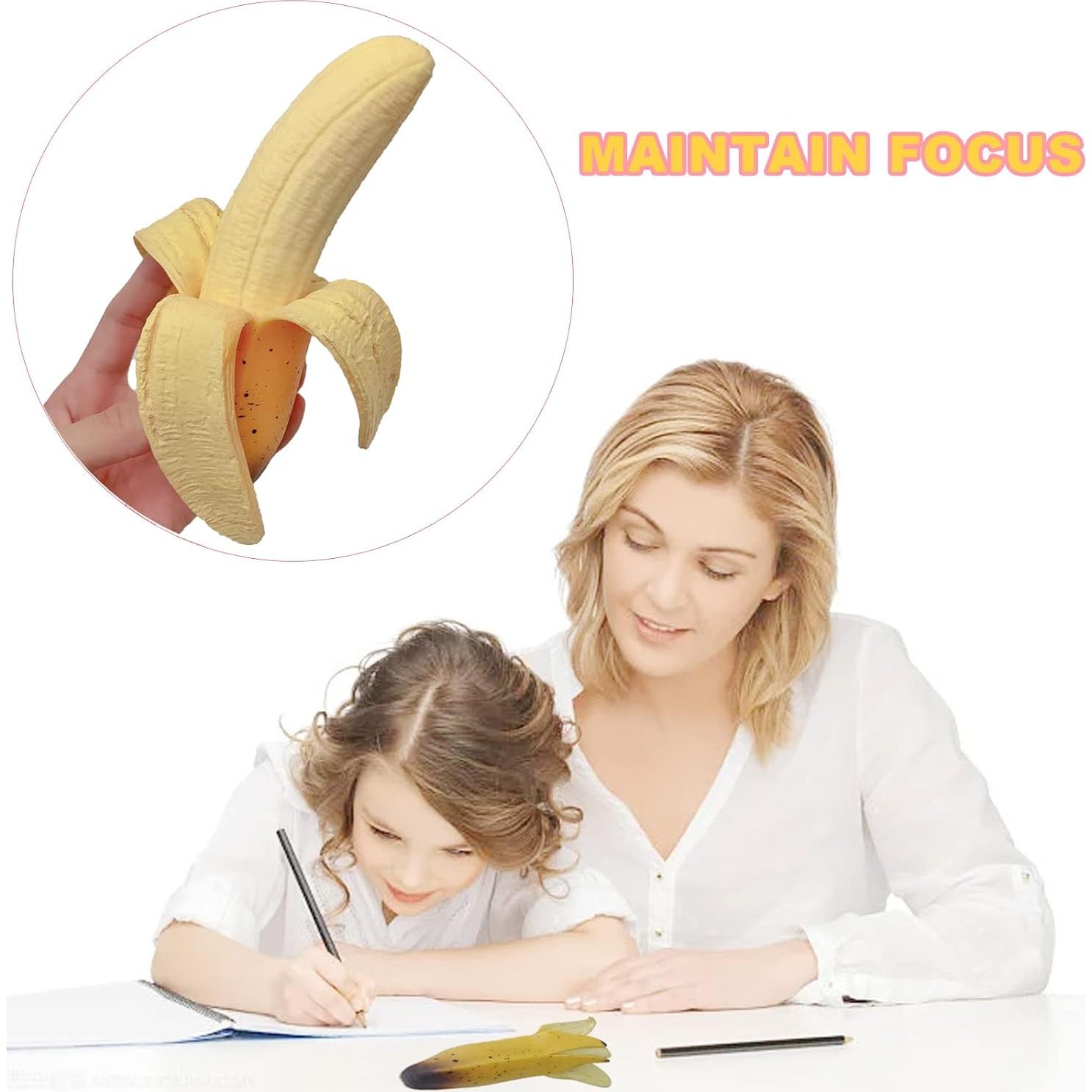 Juguete Antiestrés Plátano Squishy Funnysquee 18x3.3 cm