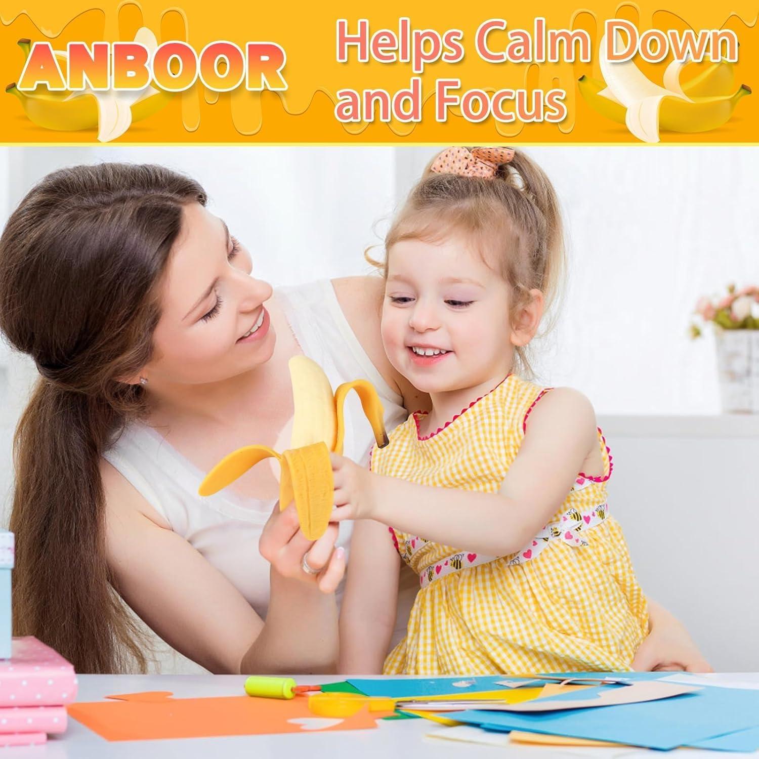 Juguete Squishies Plátano Anboor - Alivio Estrés 13.9 cm