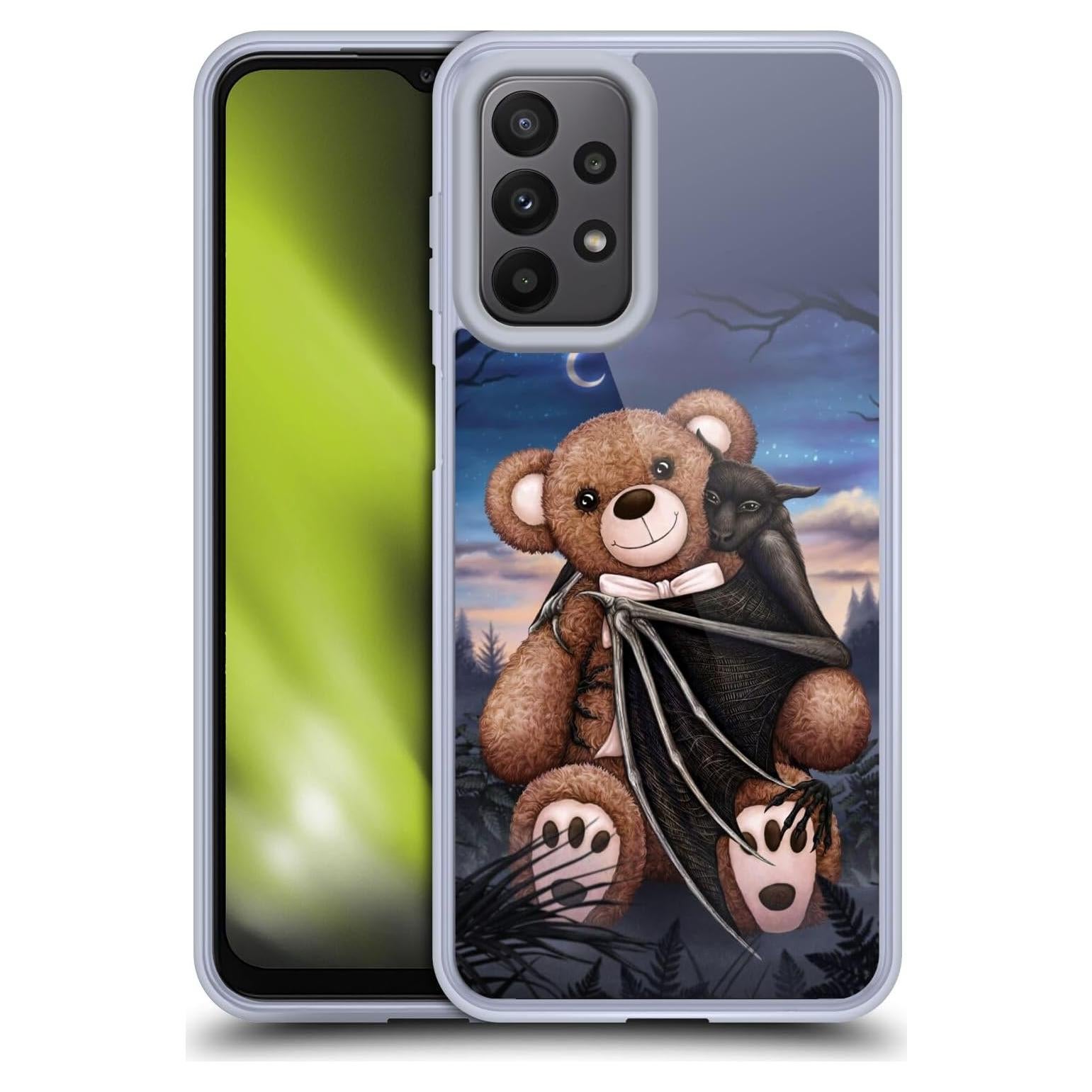 Funda de Gel Militar Head Case Designs Osito Abrazador para Samsung Galaxy A23/5G