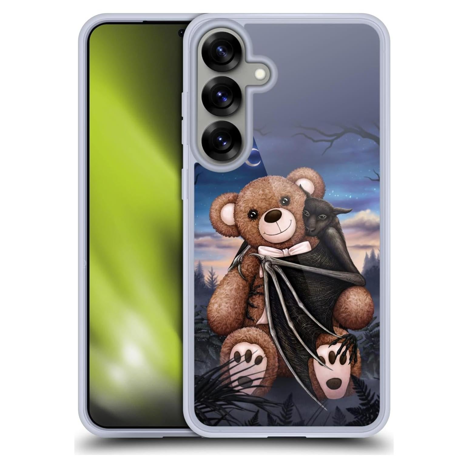 Funda de Gel Sarah Richter para Samsung Galaxy S25+ - Murciélago y Oso