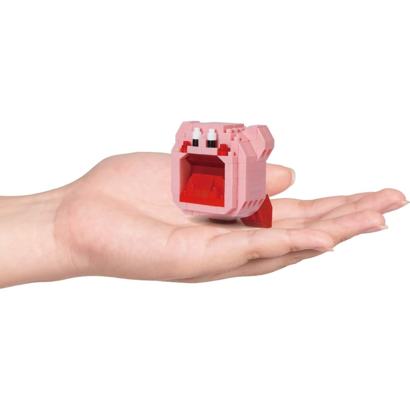 Nanoblock Kirby Inhalando - Kit de Construcción 200 Piezas