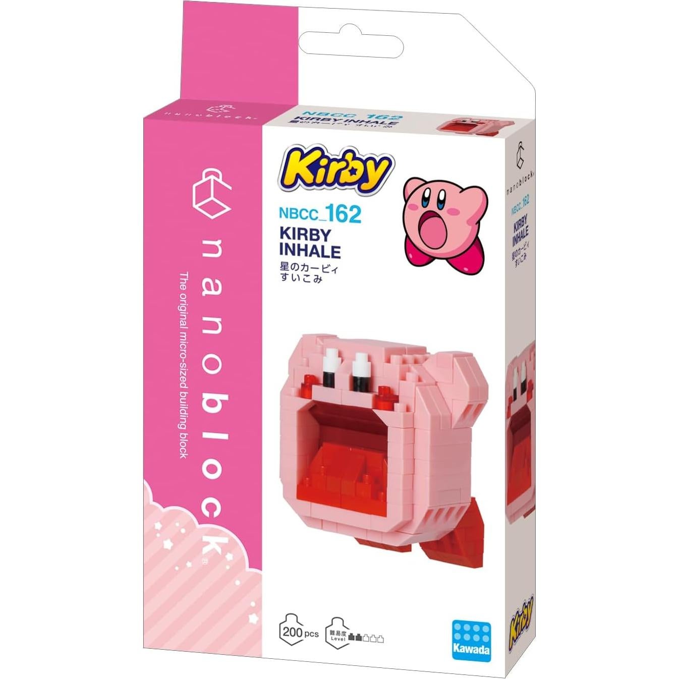 Nanoblock Kirby Inhalando - Kit de Construcción 200 Piezas