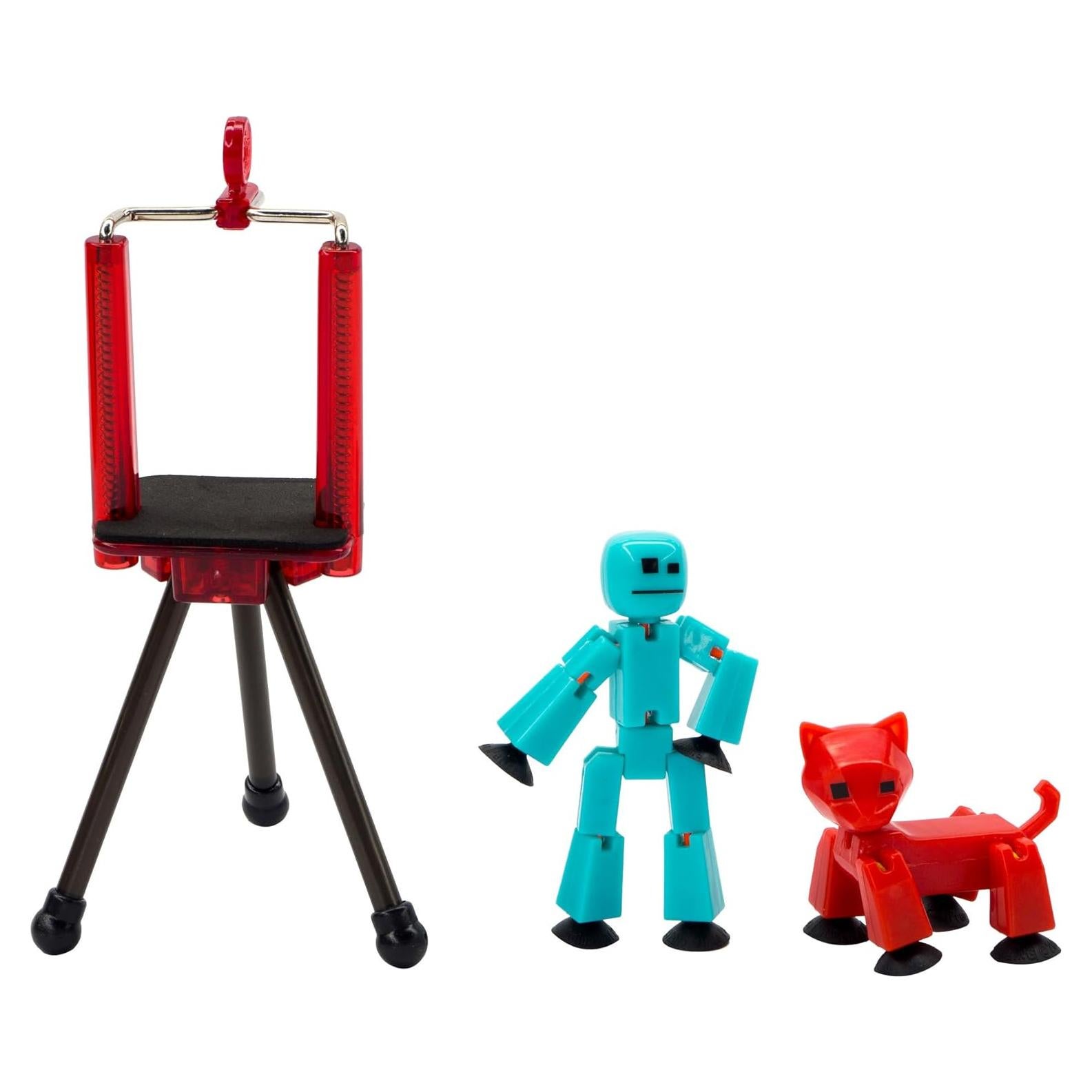 Set Stikbot Studio 2 Toy Shed TST615A - 1 Stikbot + 1 Animal + Trípode