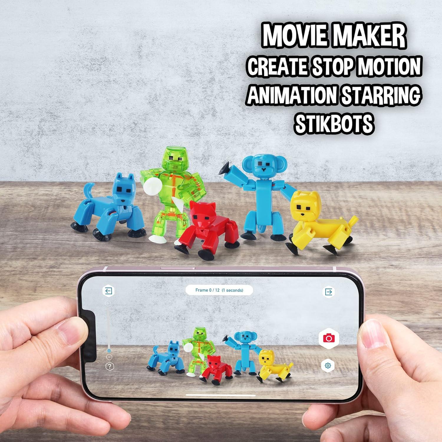 Stikbot Mascotas Zing - Paquete de 5 Figuras de Acción