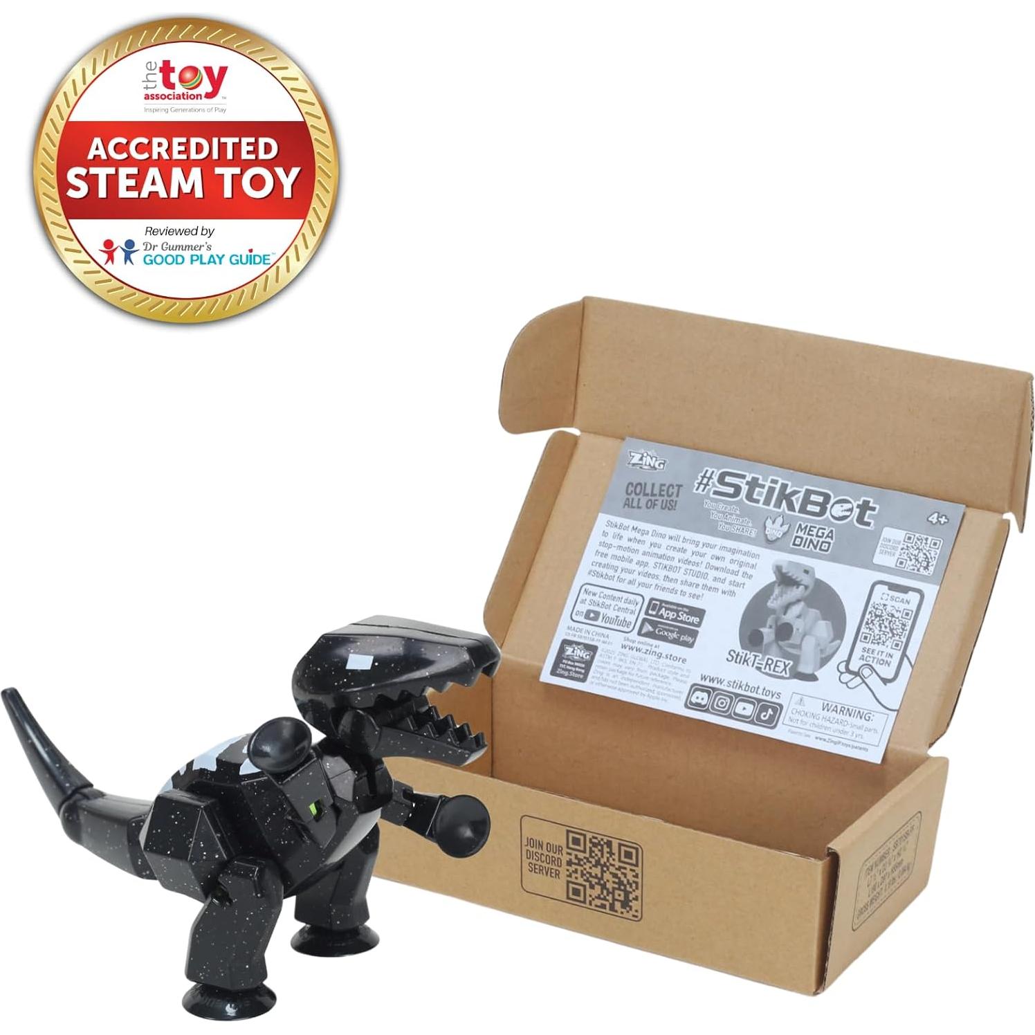 Stikbot MEGA Dino Zing T-Rex 15.24 cm Animación Stop Motion