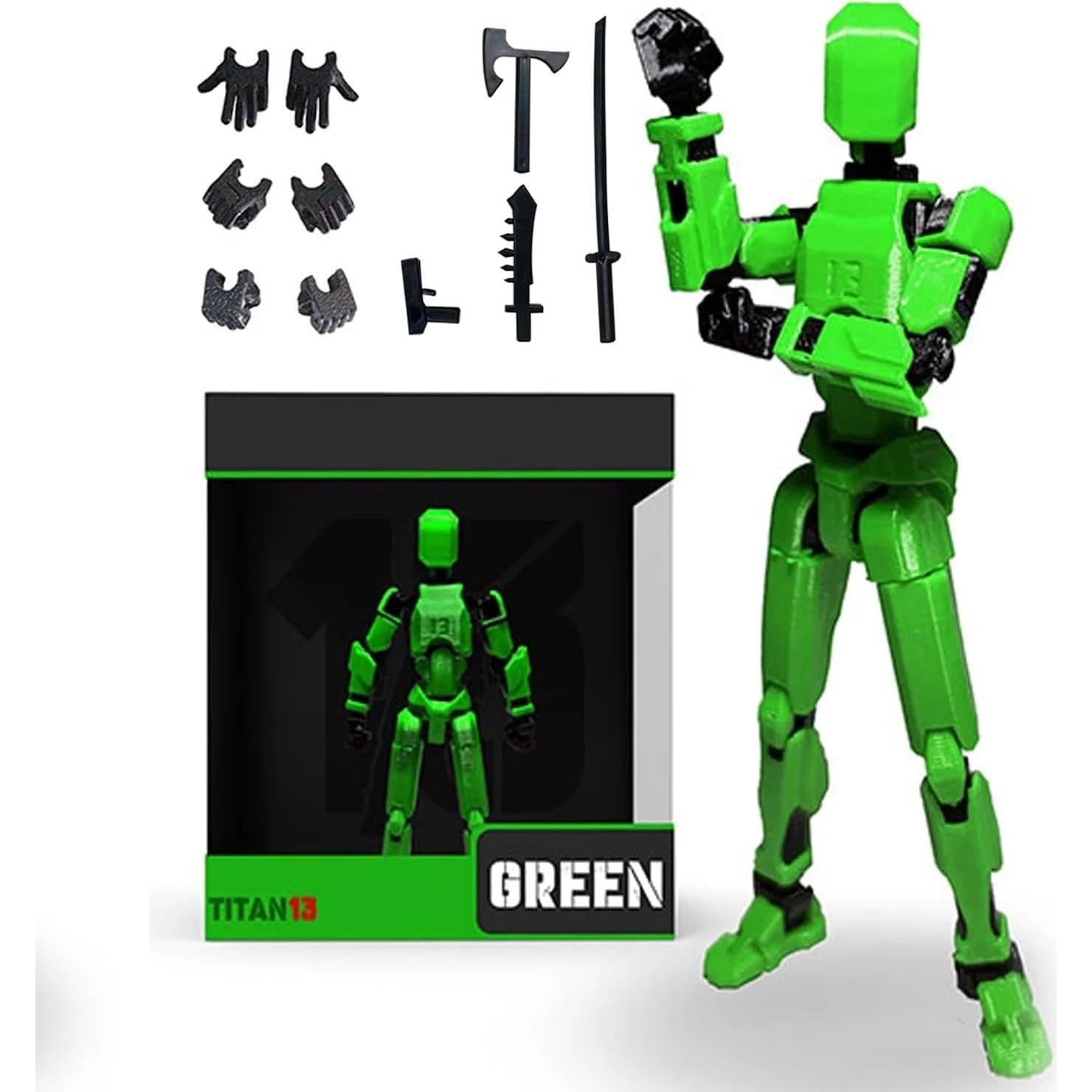 Conjunto de Figuras de Acción T13 - Robot Titan 13 - 6 Colores