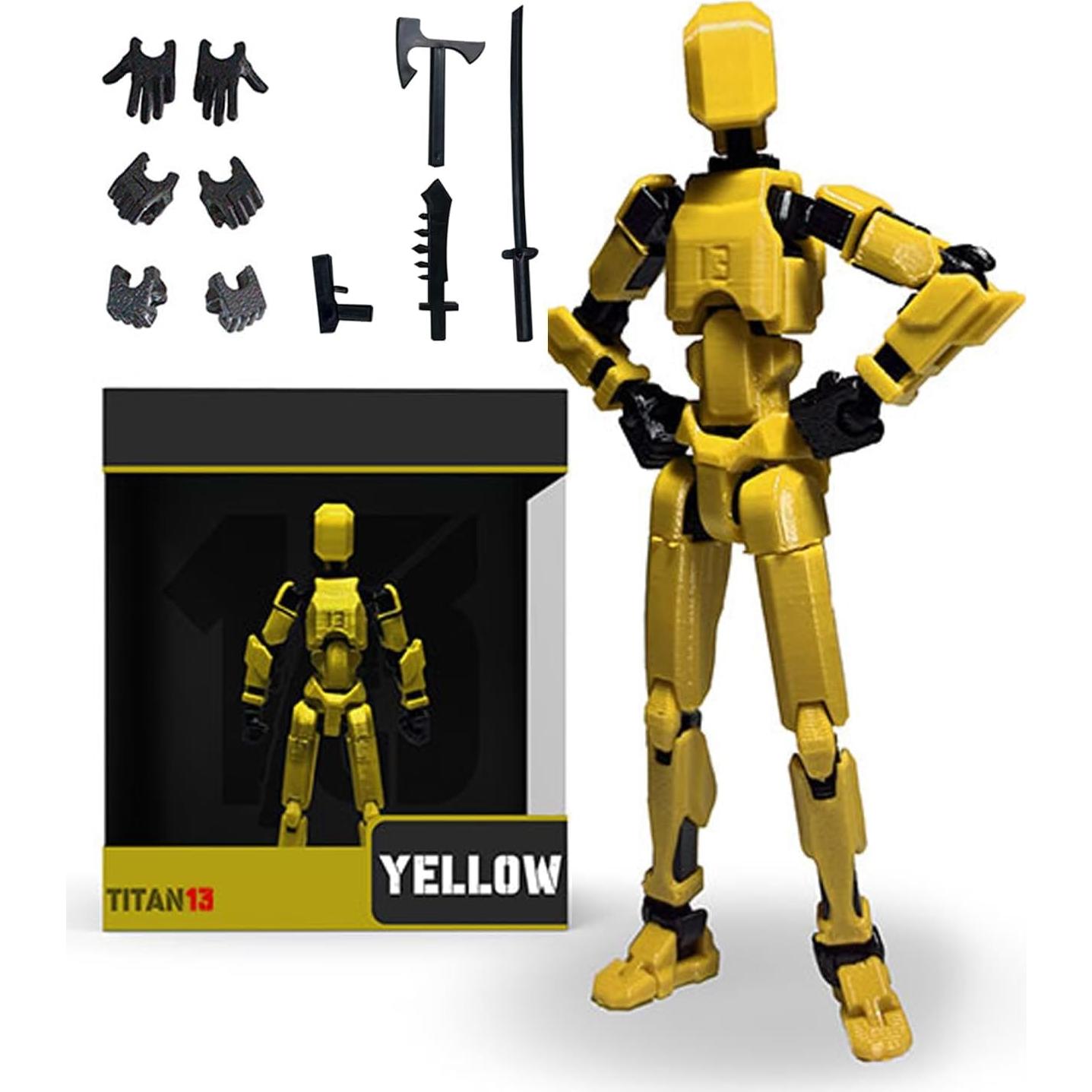 Conjunto de Figuras de Acción T13 - Robot Titan 13 - 6 Colores