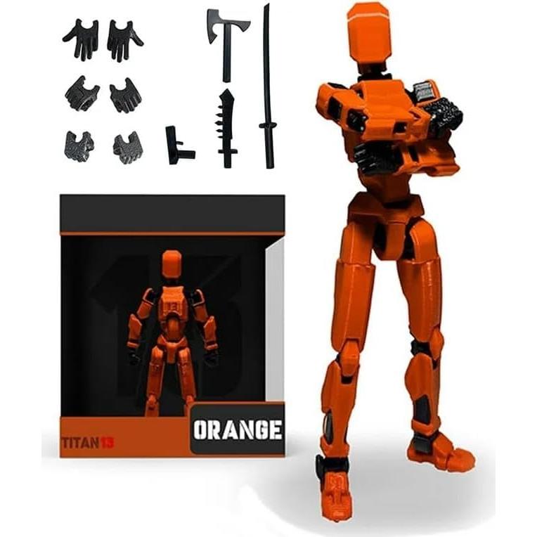 Conjunto de Figuras de Acción T13 - Robot Titan 13 - 6 Colores