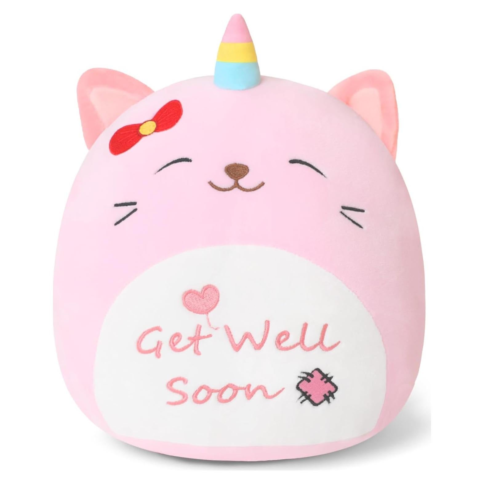 Peluche Caticorn Rosa Mejorate Pronto 25 cm para Niños