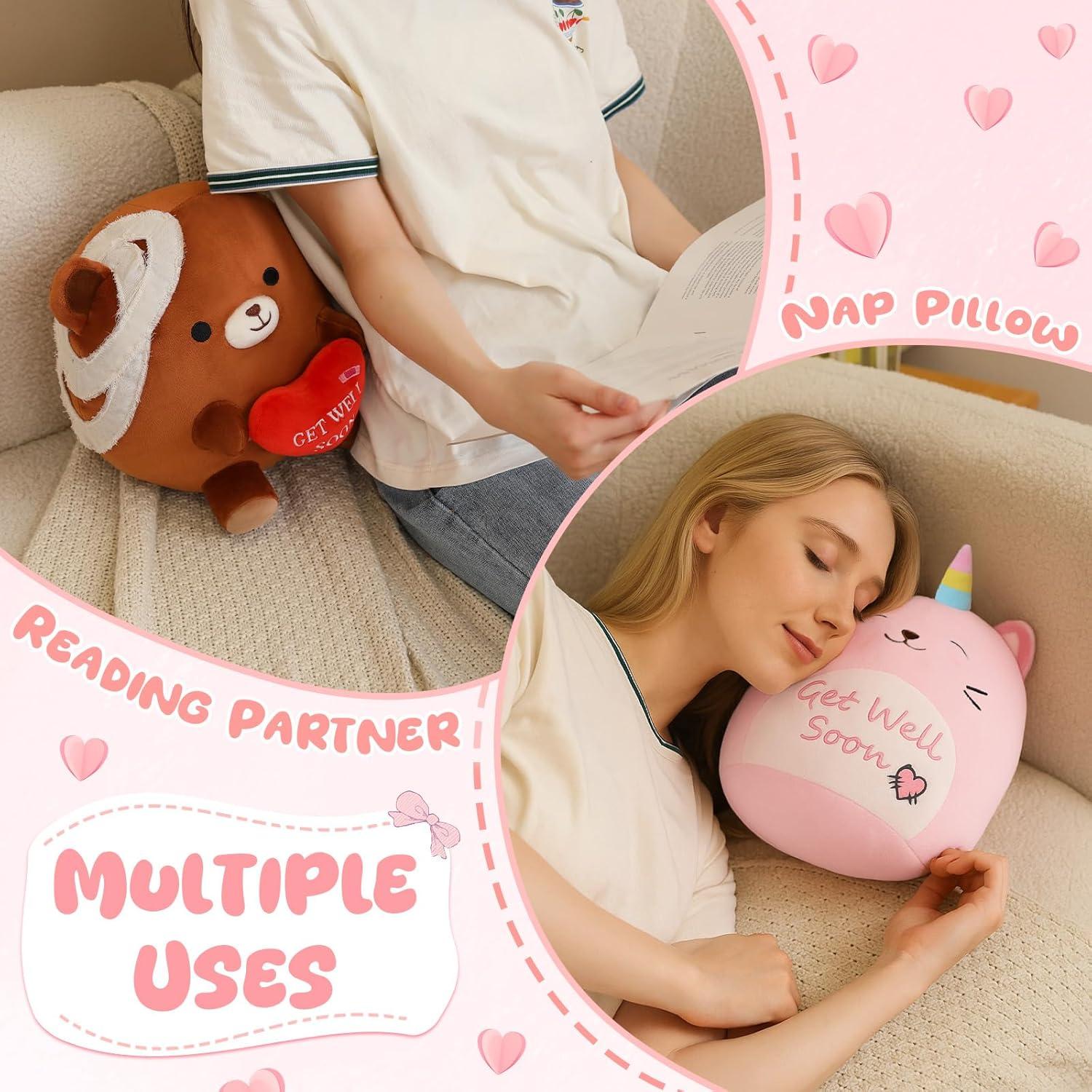 Peluche Caticorn Rosa Mejorate Pronto 25 cm para Niños