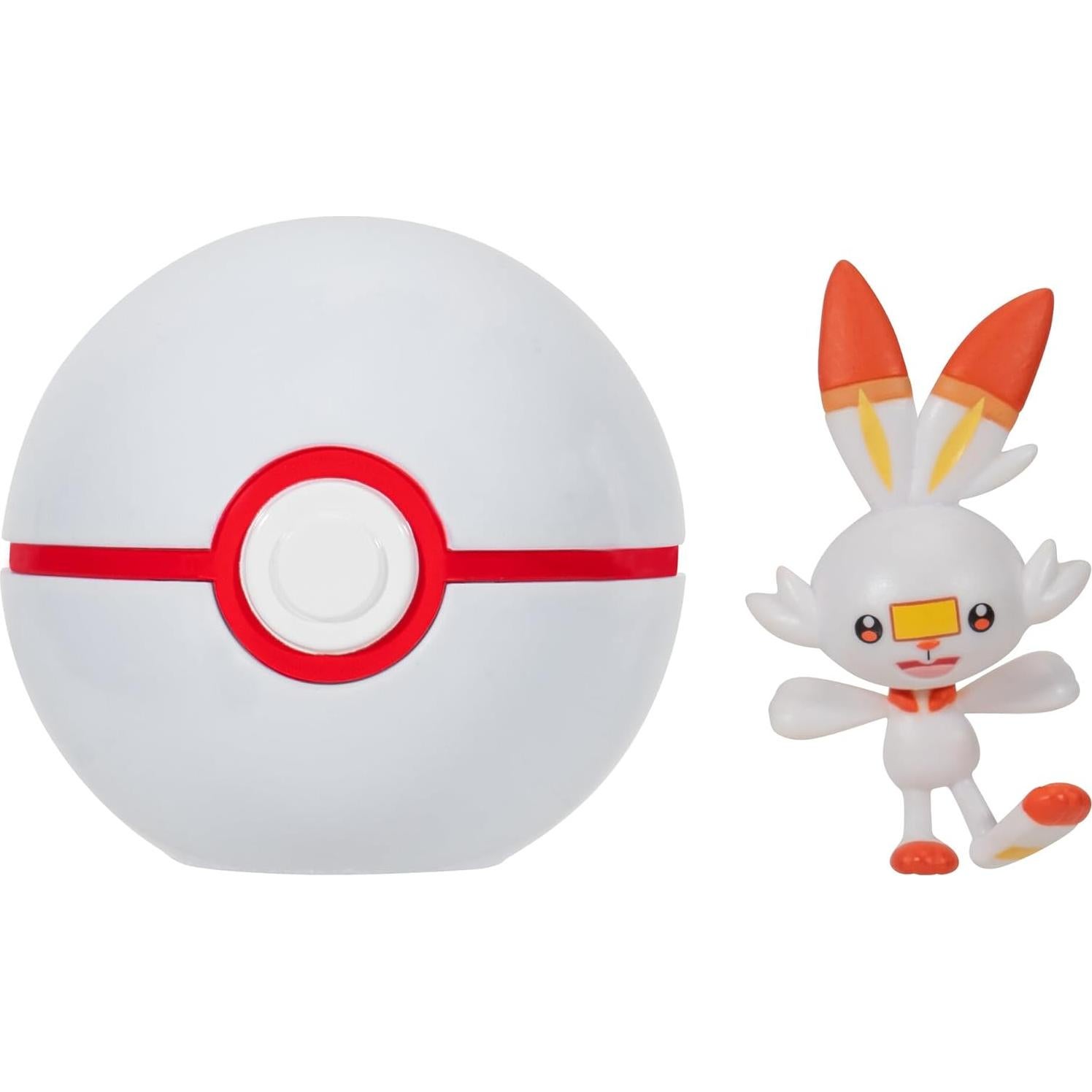 Pokémon Clip 'N' Go Scorbunny y Premier Ball - Figura 2"