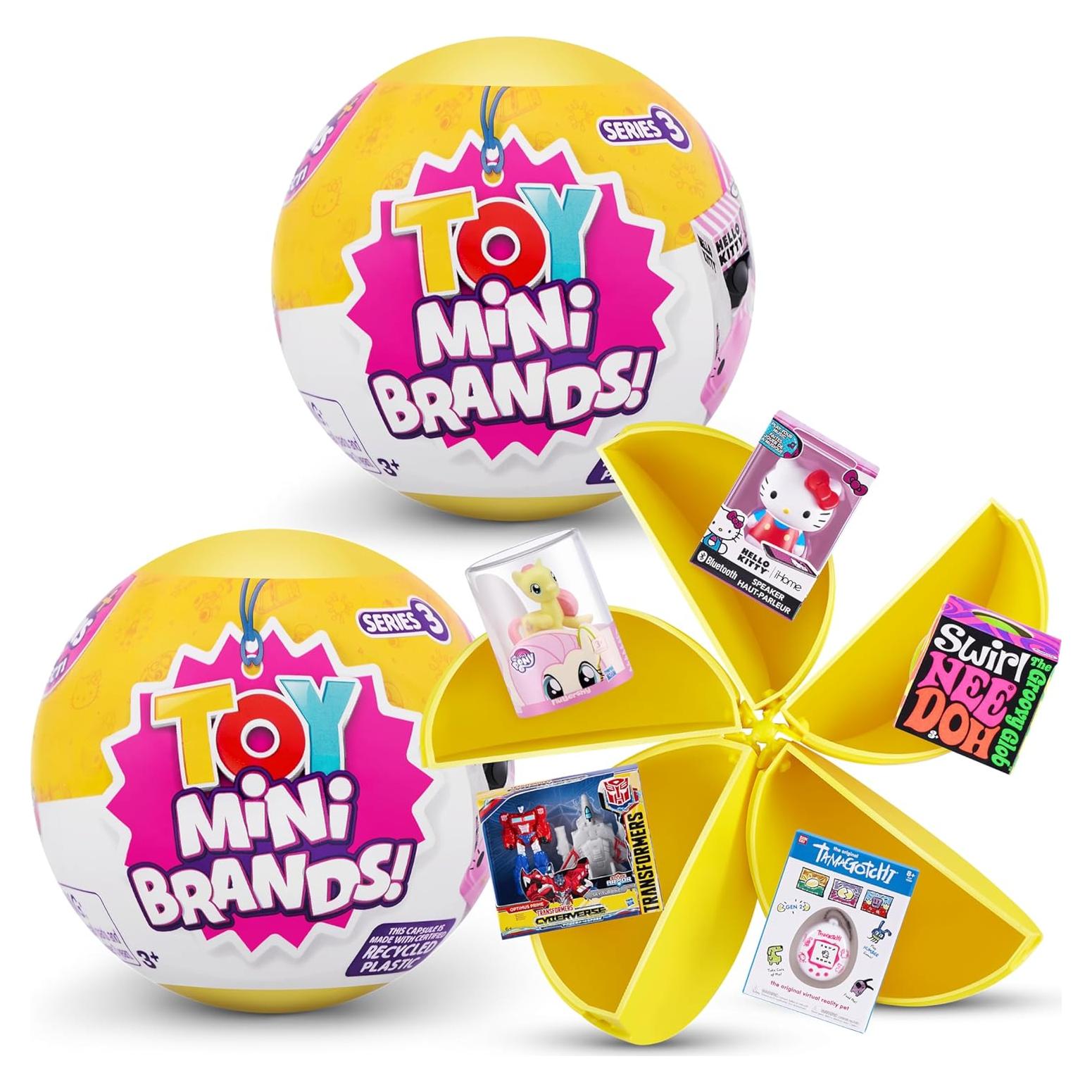 5 Sorpresa Juguete Mini Marcas ZURU Serie 3 - 2 Paquete