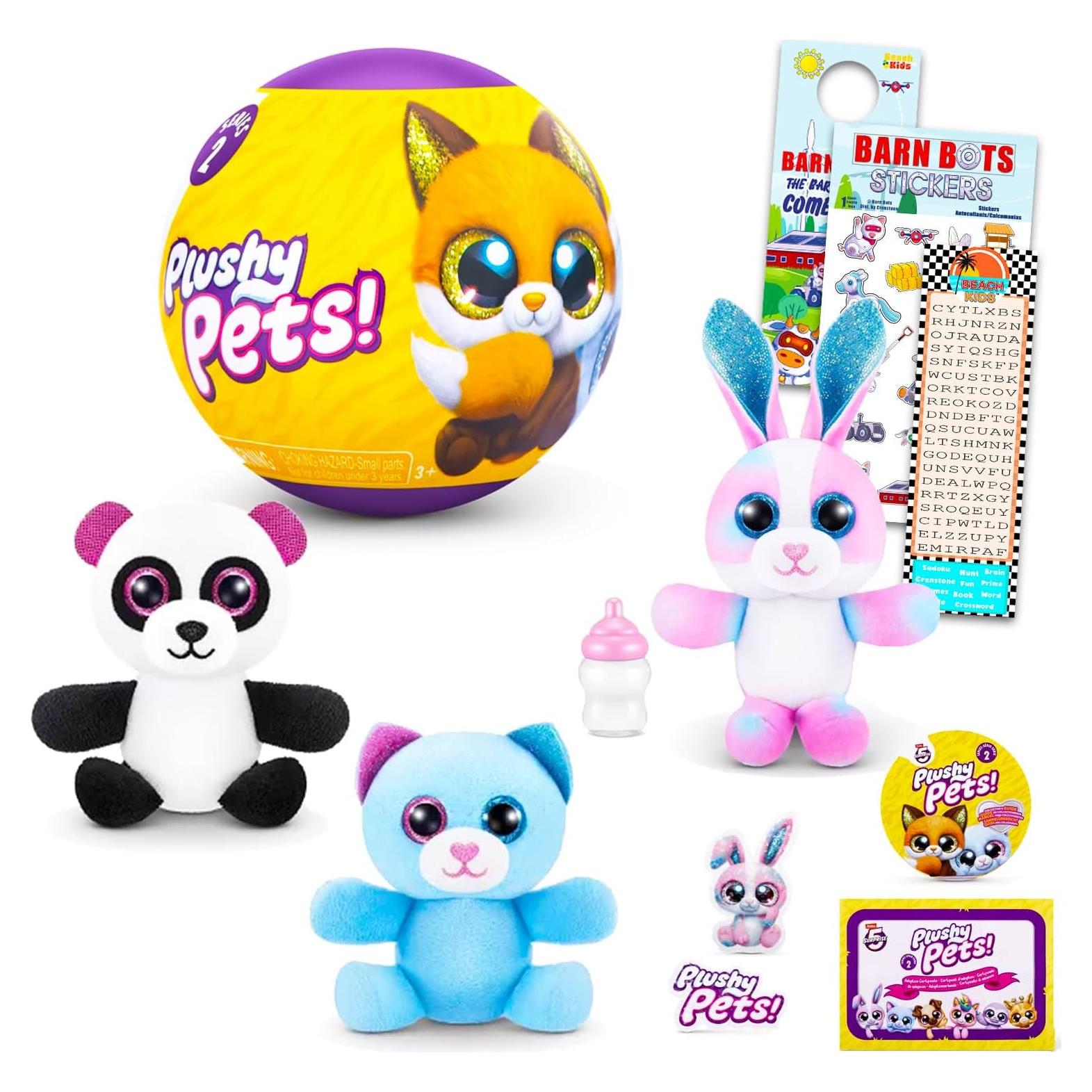 Zuru 5 Sorpresa Peluches Misteriosos Set con Stickers