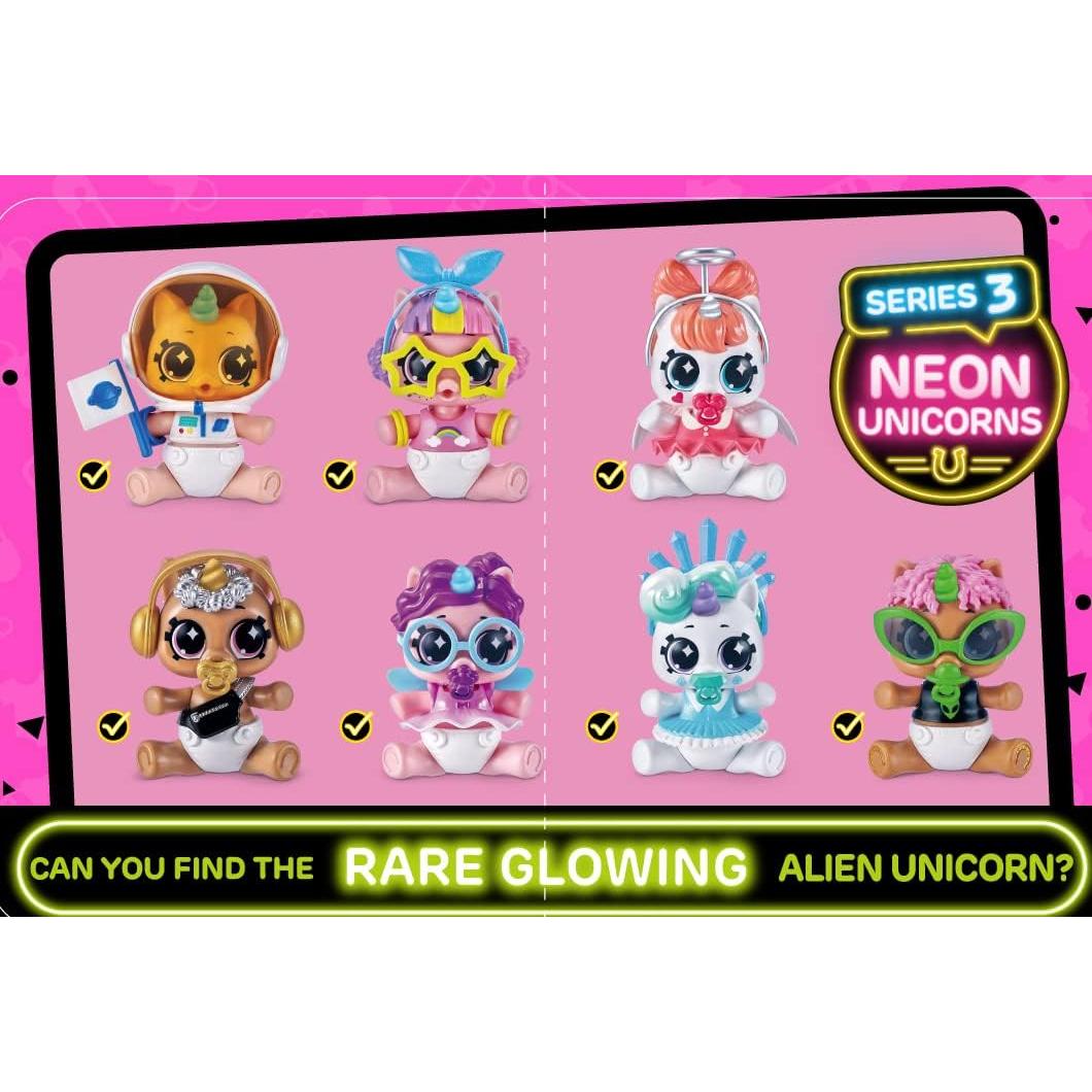 5 Sorpresa Unicornio Recién Nacido ZURU - Juego de 2 Piezas