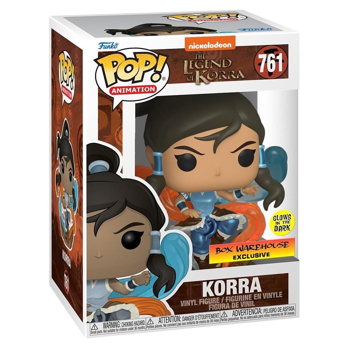 Figura de Vinilo POP! Funko La Leyenda de Korra - Korra Brilla en la Oscuridad