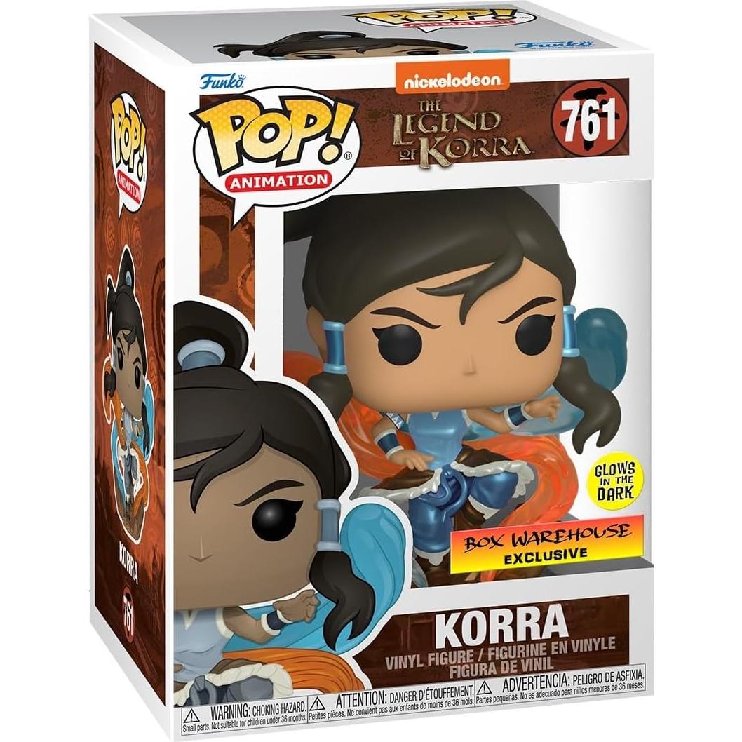 Figura de Vinilo POP! Funko La Leyenda de Korra - Korra Brilla en la Oscuridad