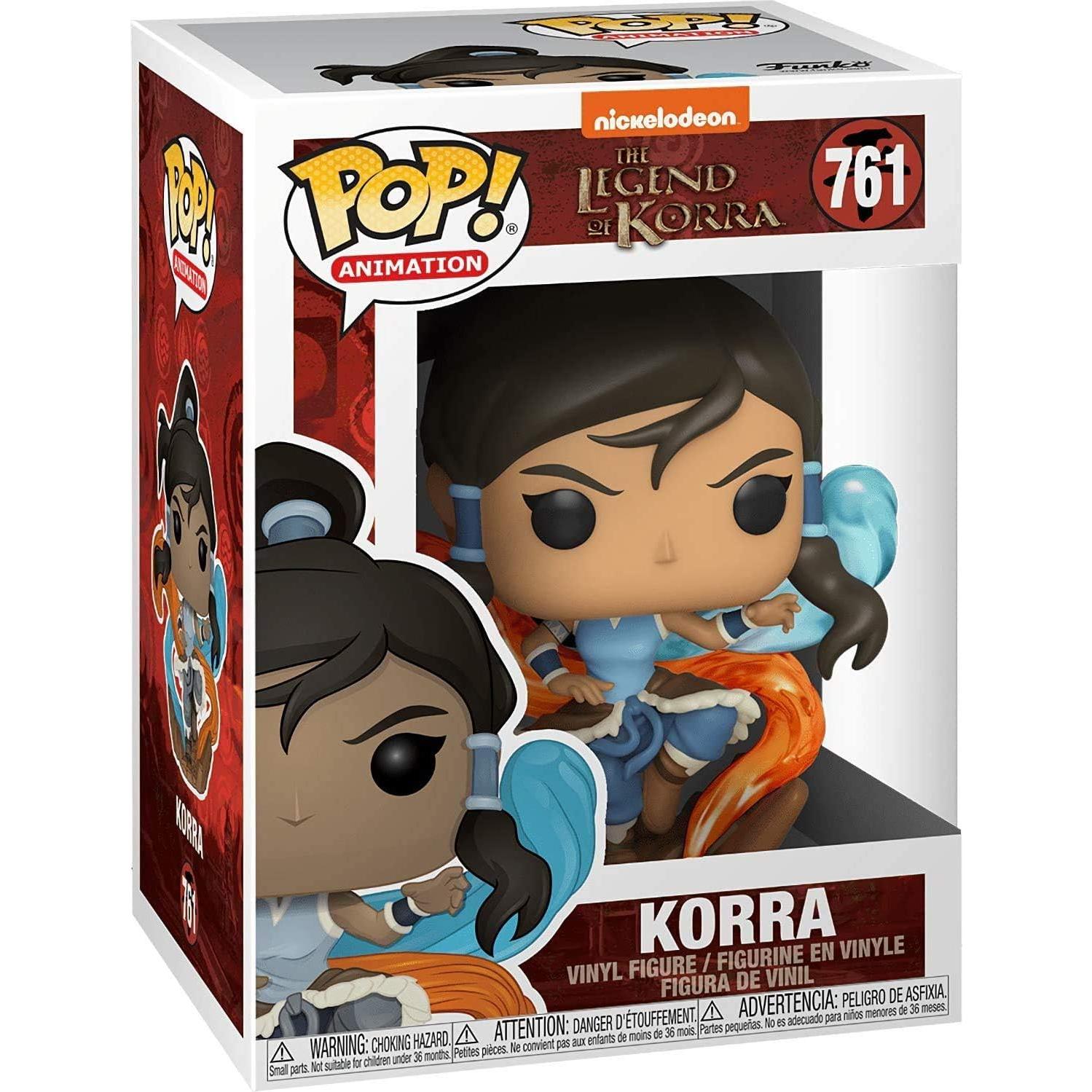 Figura de Vinilo POP Korra Funko 9.5 cm con Protector