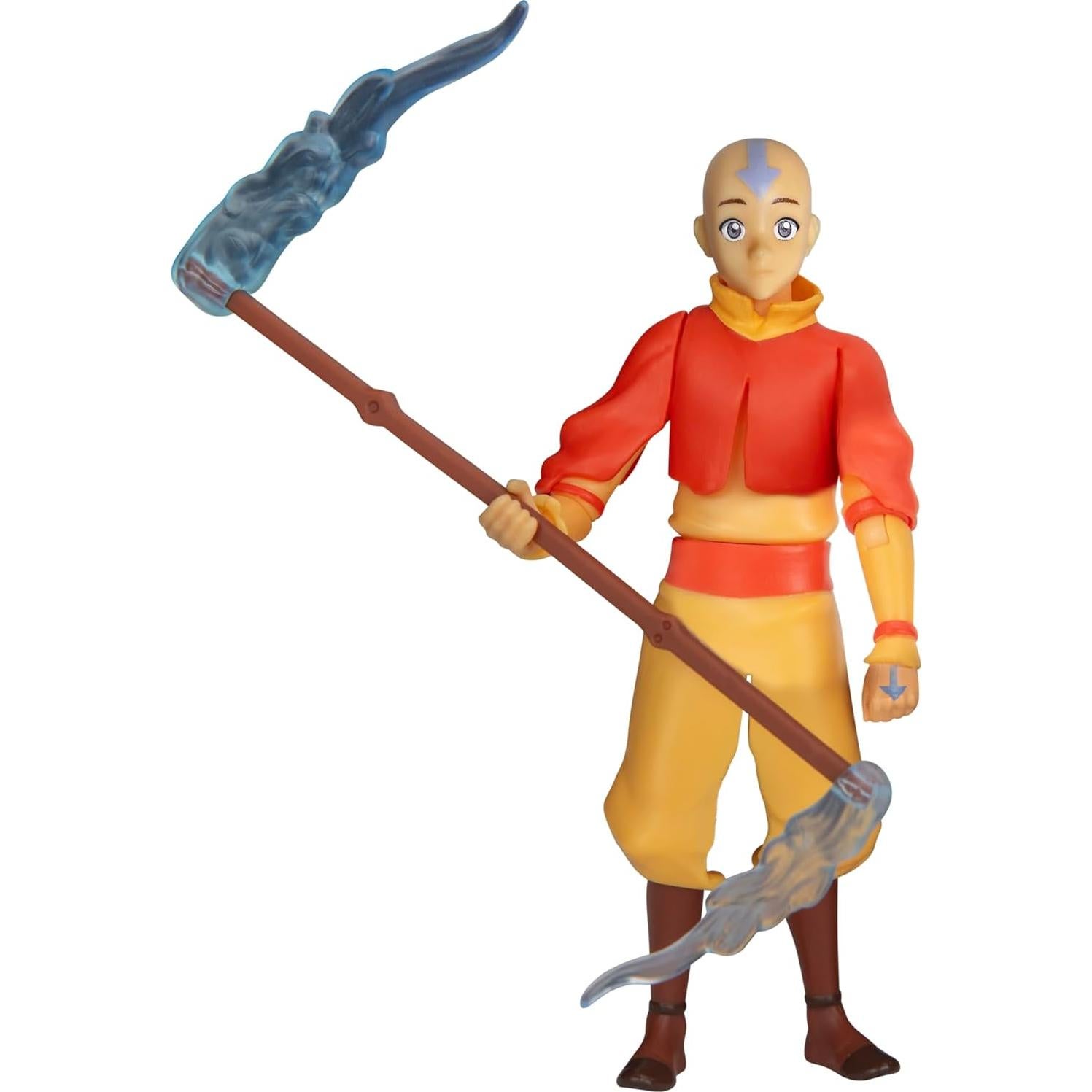 Figura Aang (Libro Uno) Jazwares 11.4 cm con Bastón y Efectos