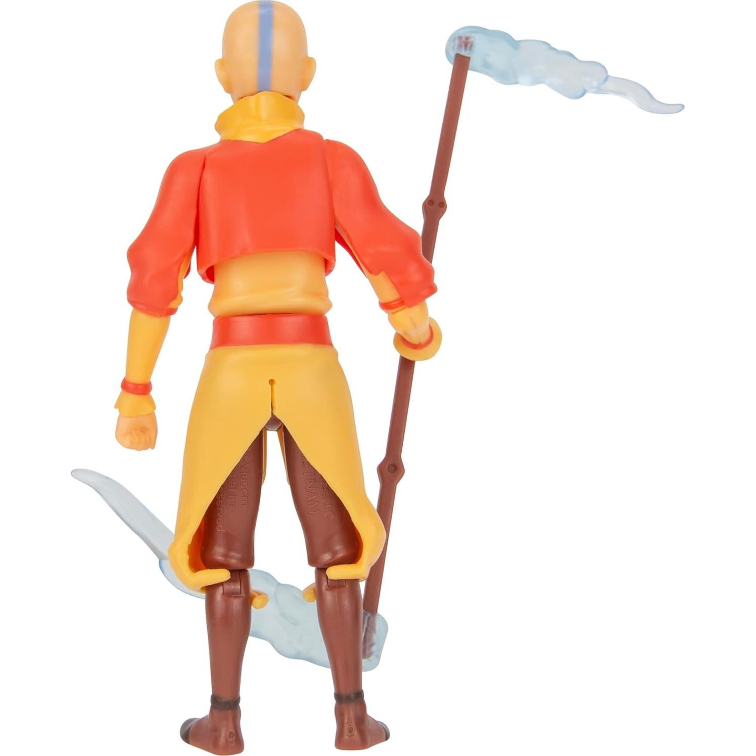 Figura Aang (Libro Uno) Jazwares 11.4 cm con Bastón y Efectos