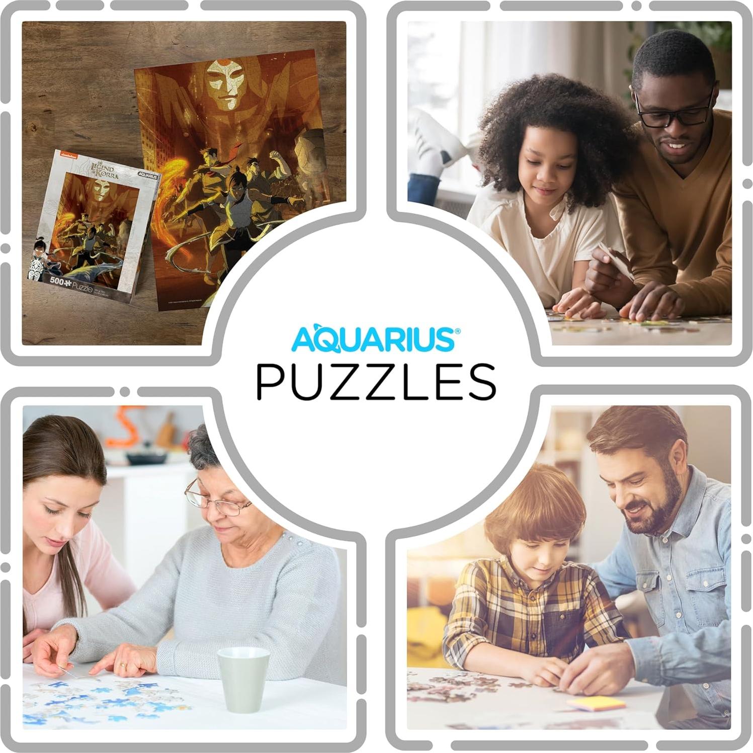 Rompecabezas 500 Piezas Leyenda de Korra AQUARIUS 35.5x48.3 cm