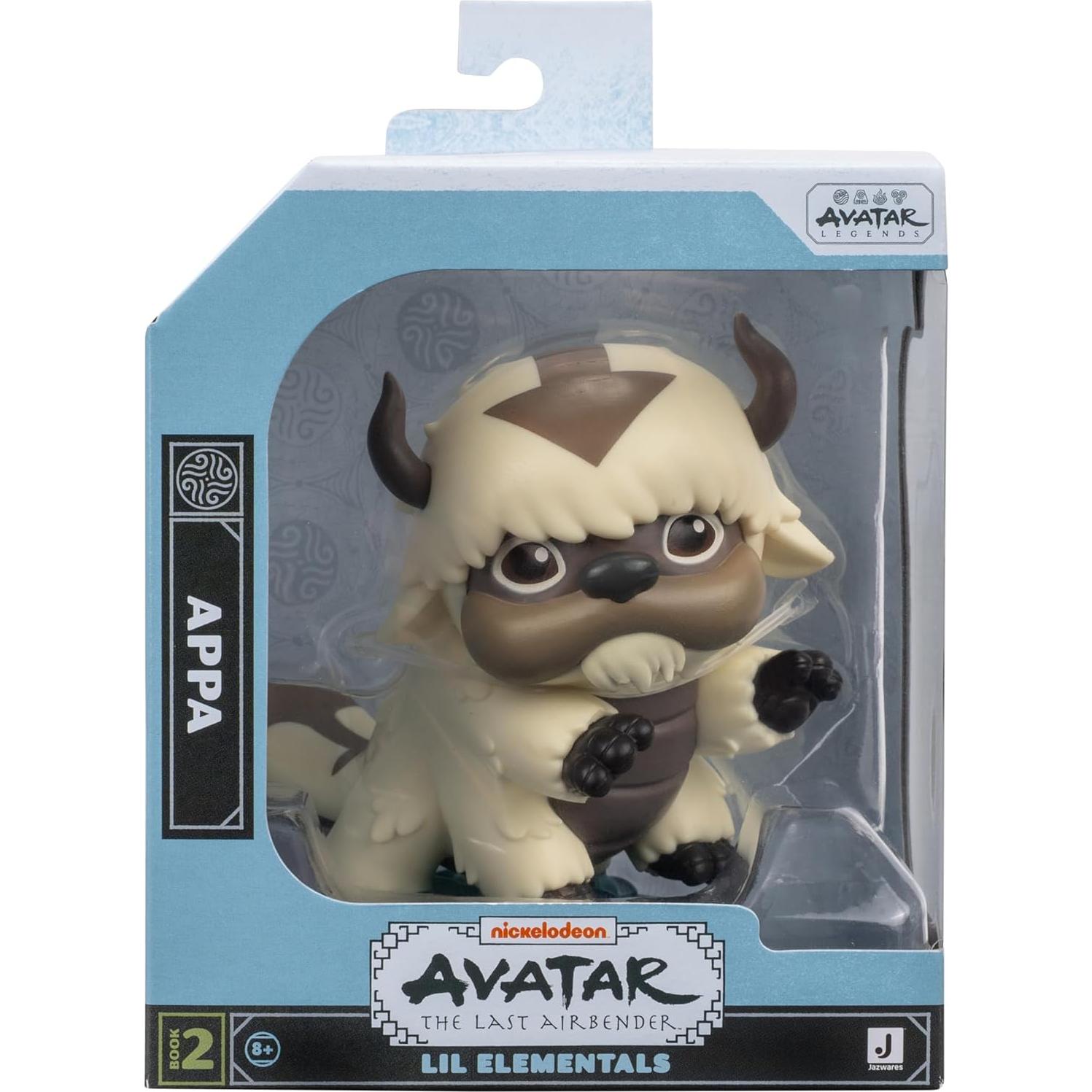 Figura Mini Kawaii Appa 10 cm - Jazwares Avatar: El Último Maestro Aire