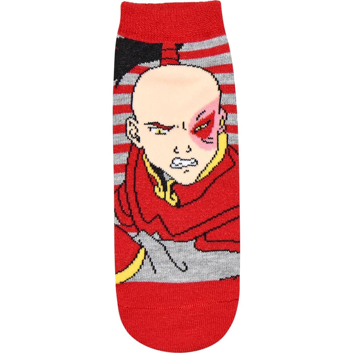 Calcetines Cortos Avatar Aang Appa 5 Pares Jóvenes/Mujeres