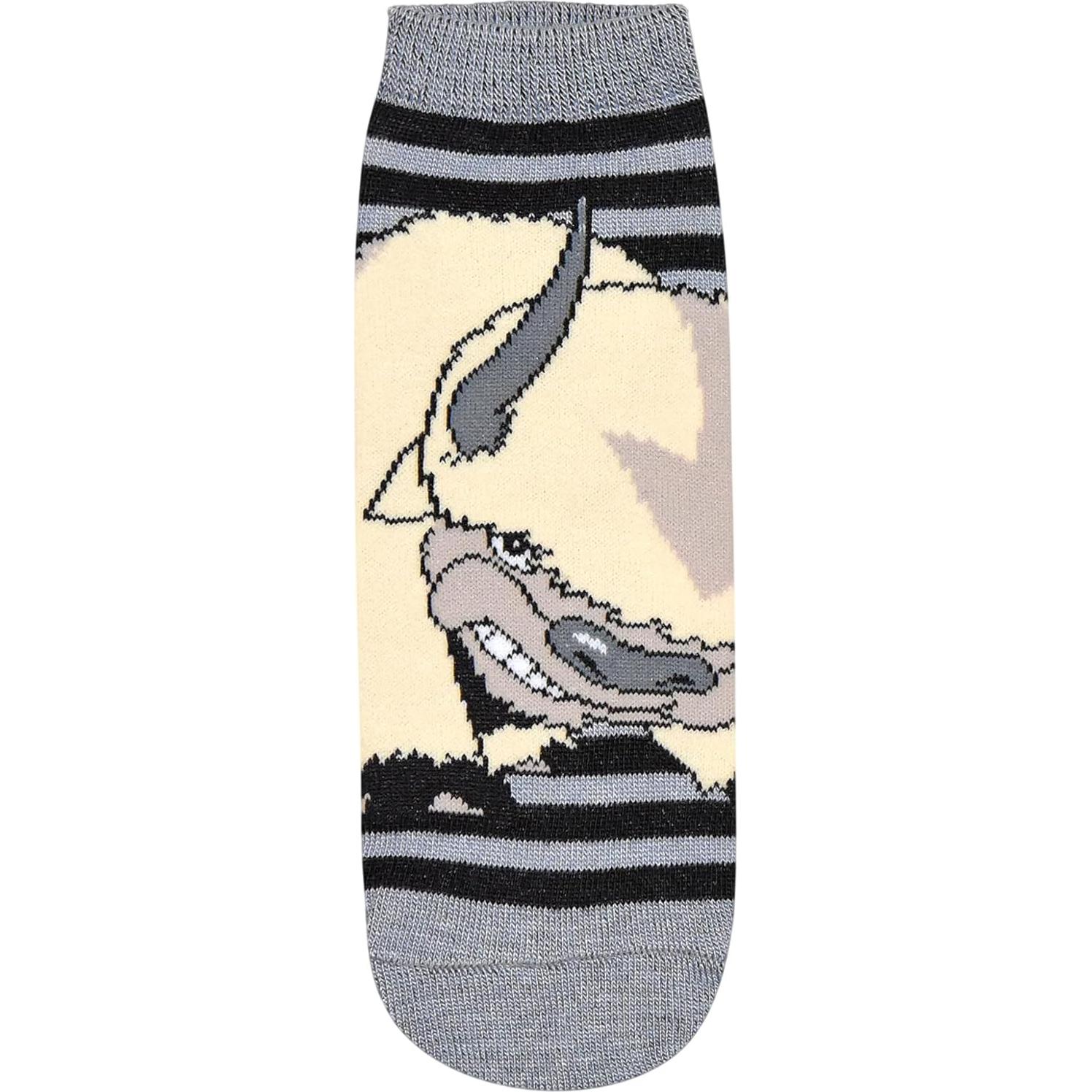 Calcetines Cortos Avatar Aang Appa 5 Pares Jóvenes/Mujeres