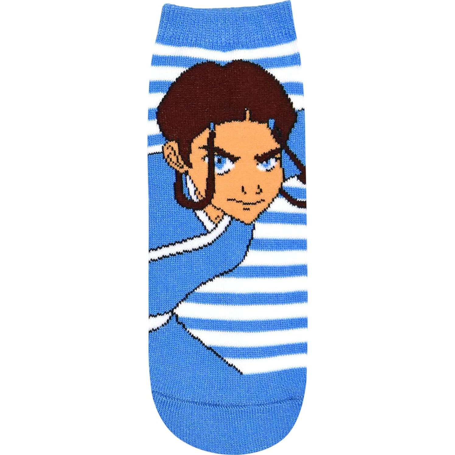 Calcetines Cortos Avatar Aang Appa 5 Pares Jóvenes/Mujeres