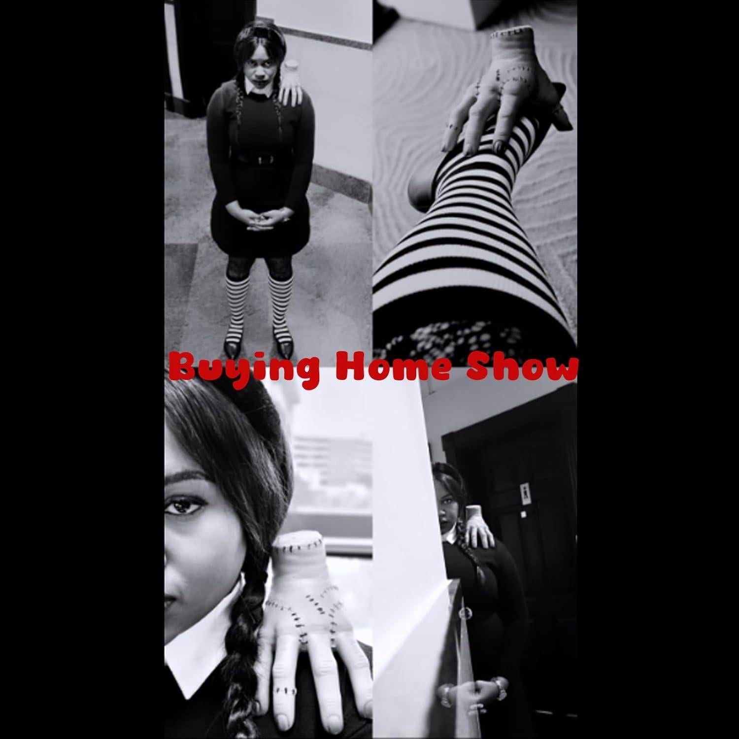 Prop Mano Miércoles Addams Cosplay Halloween 12.7cm