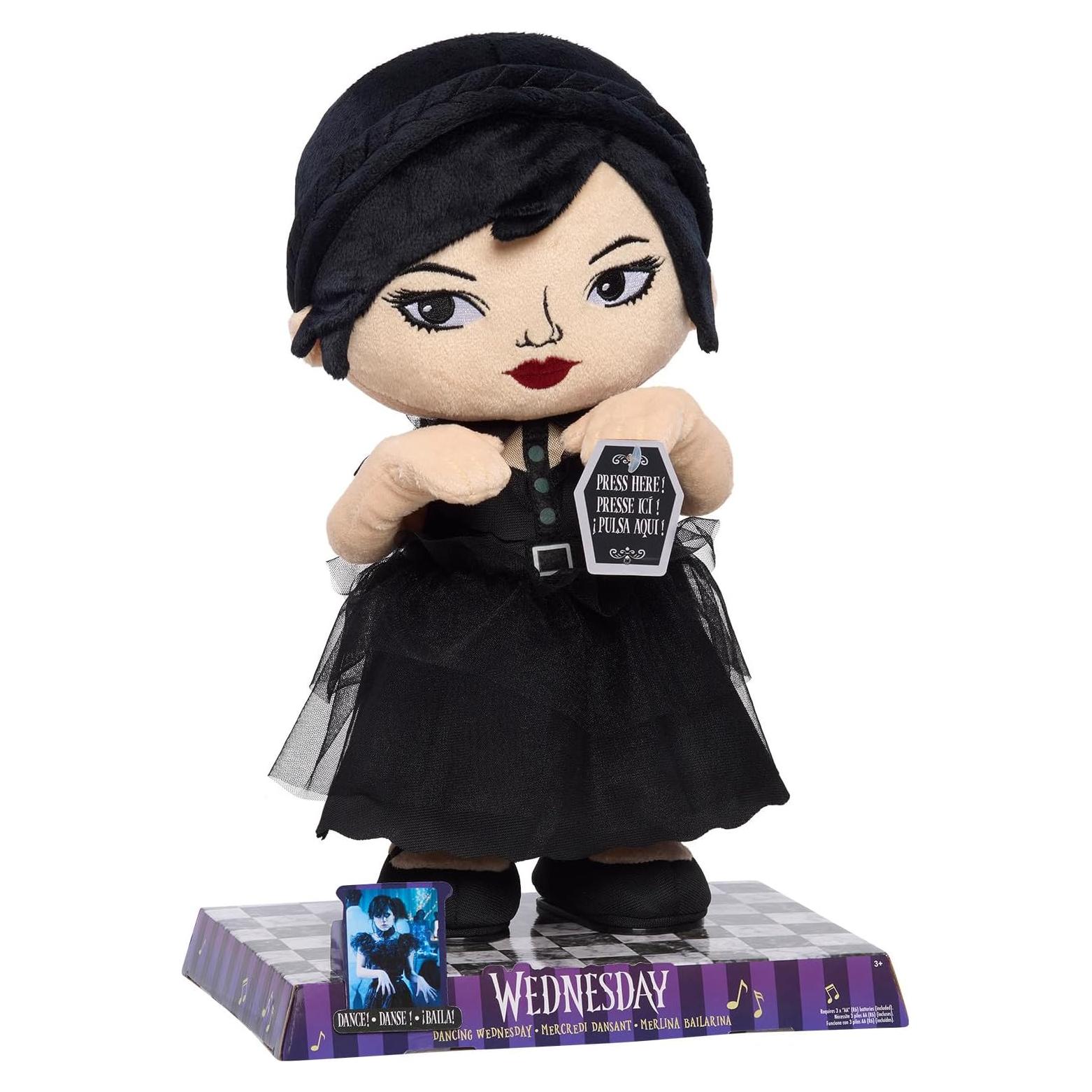 Muñeca de Peluche Bailarina Miércoles Just Play 31.75 cm