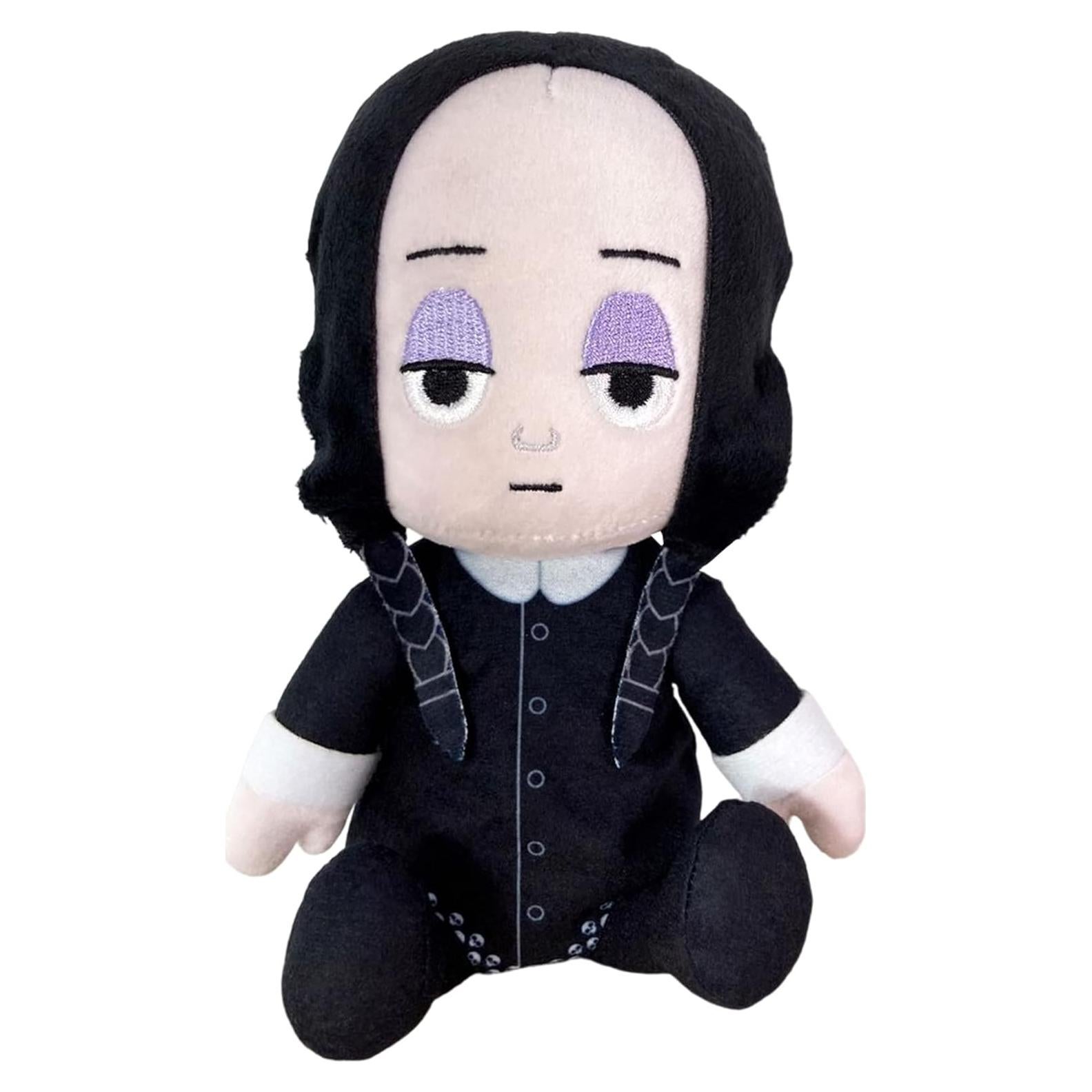 Muñeca de Peluche Miércoles Addams 19 cm Gran Entretenimiento