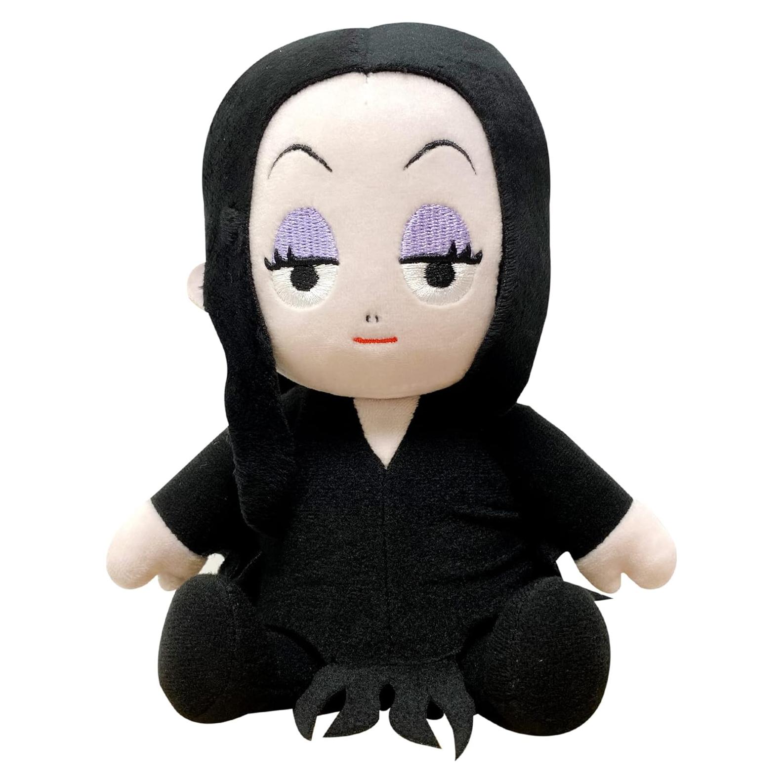 Muñeca de Peluche Morticia Addams 19cm Gran Entretenimiento