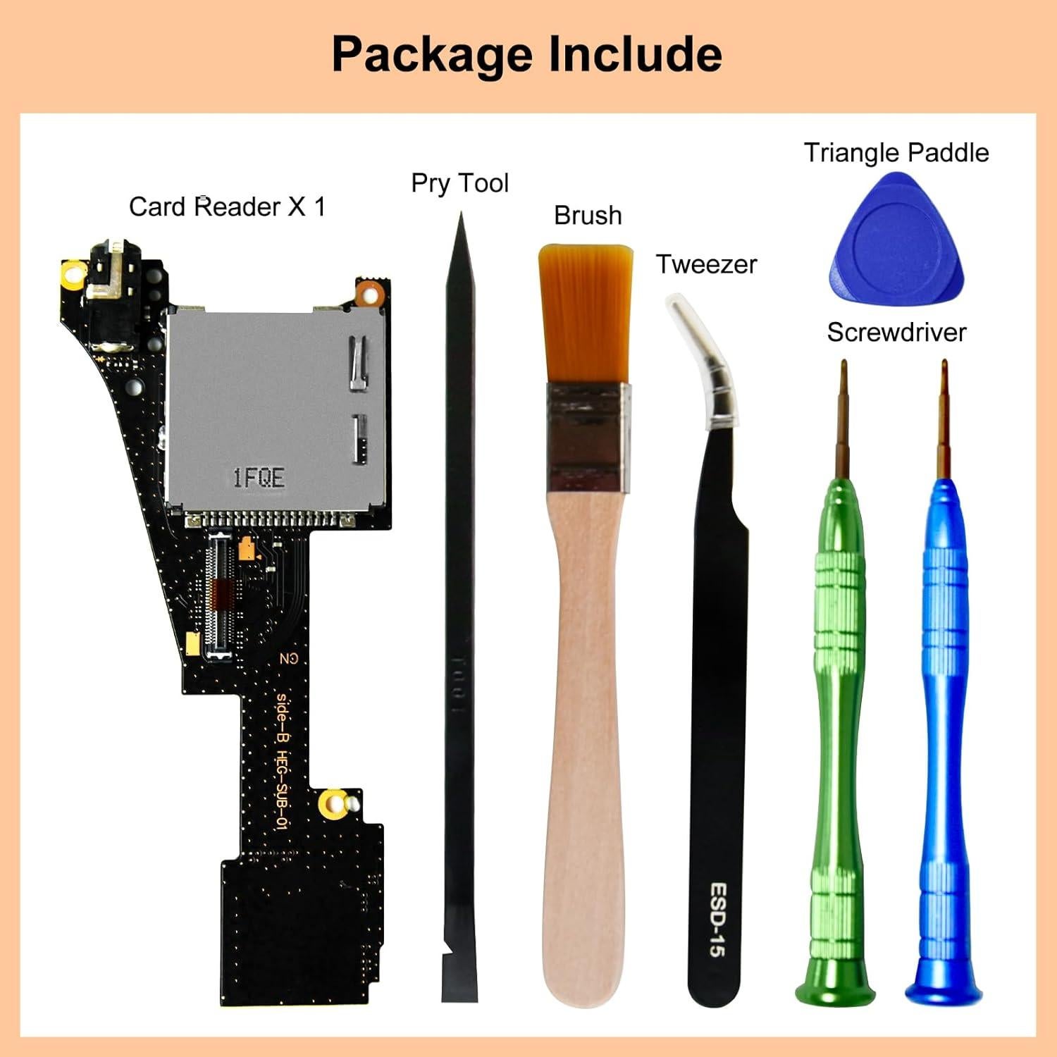 Cartucho Lector Micro SD HLRAO para Nintendo OLED 2021