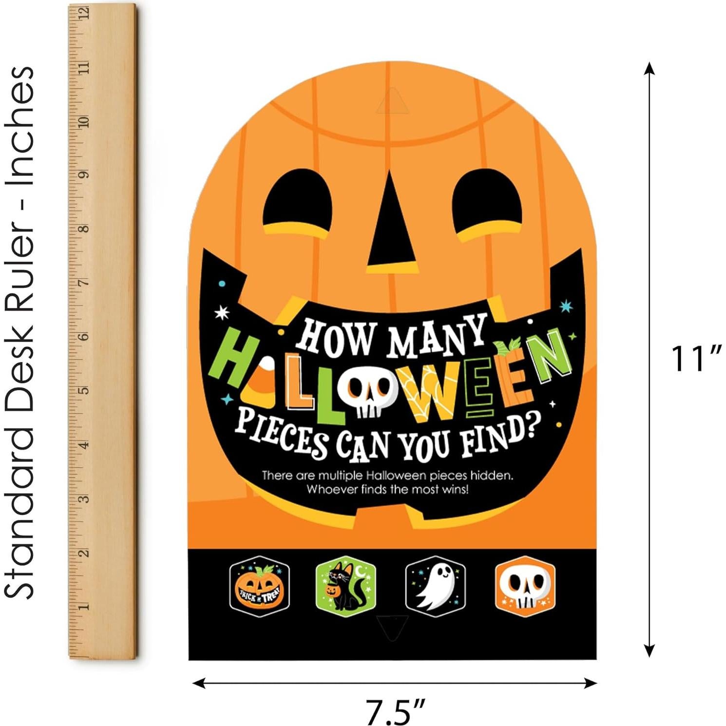 Juego de Esconder y Encontrar Halloween Gran Punto 48 Piezas