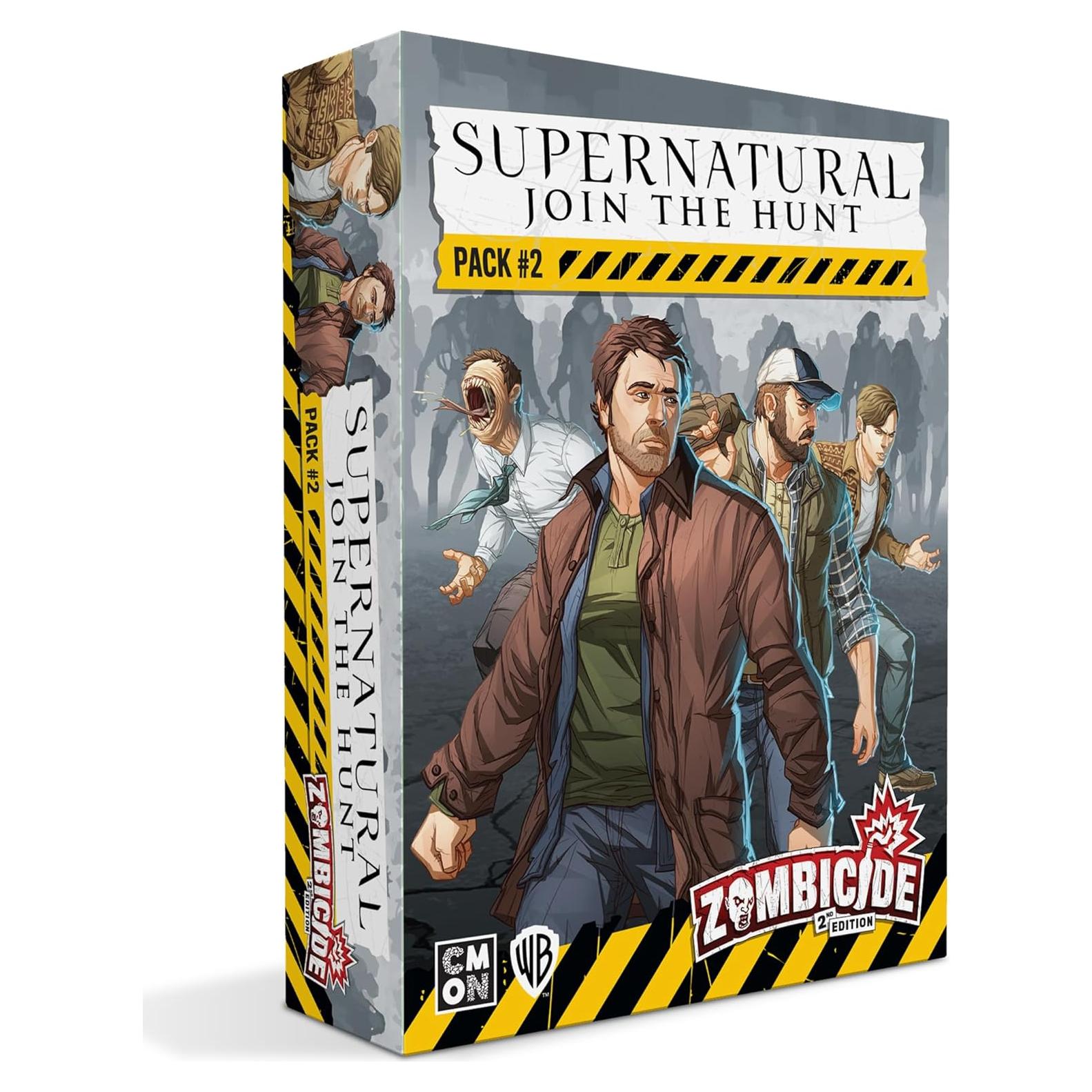 Zombicide Paquete Sobrenatural #2 CMON - Jack Kline, John Winchester, Bobby Singer