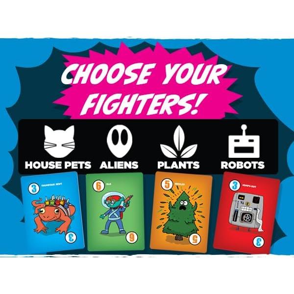 Juego de Cartas Mascotas vs Alienígenas Awkward Yeti 2-4 Jugadores