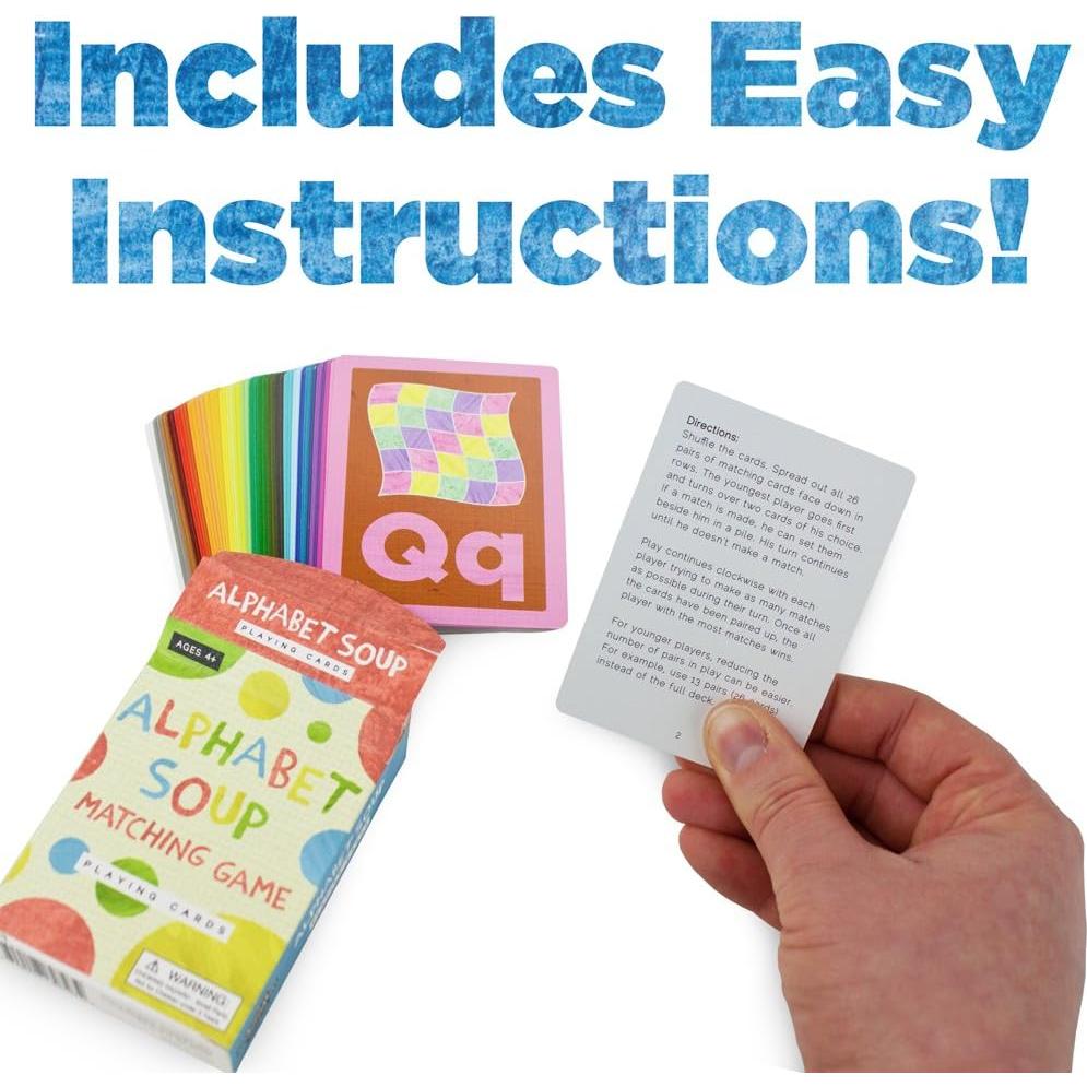Juego de Cartas de Correspondencia Imagination Generation - Sopa de Alfabeto