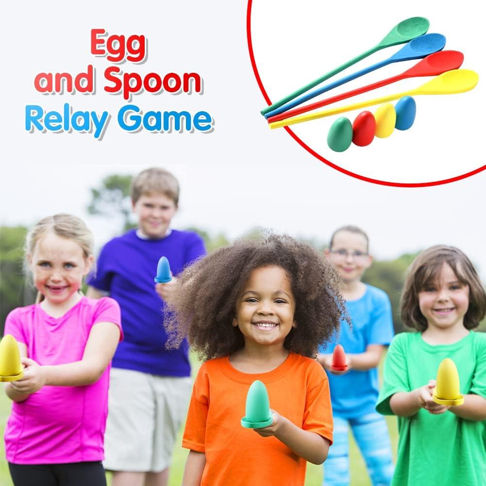 Juego de Carrera al Aire Libre 20 Pcs Abnaok - Sacos, Bandas y Huevo