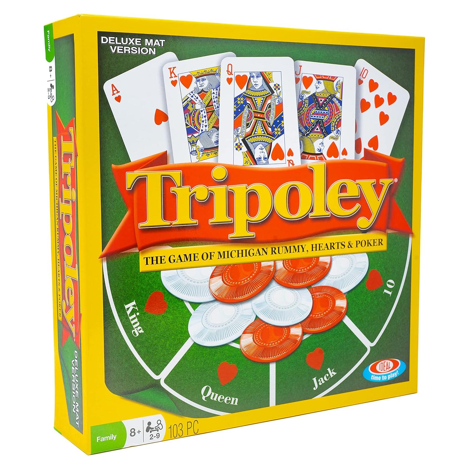 Juego de Mesa Tripoley Deluxe Ideal para 2-9 Jugadores