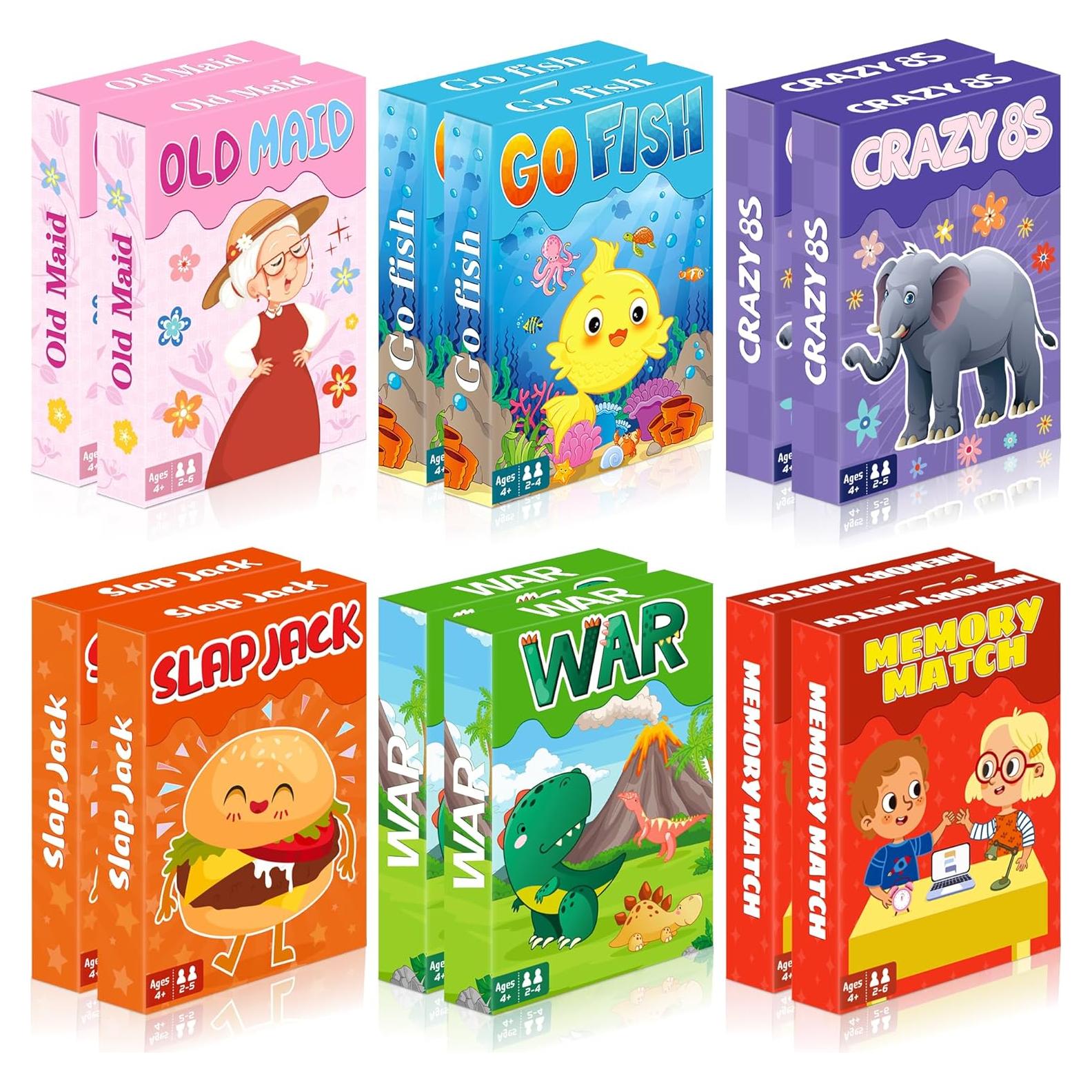 Set de Juegos de Cartas para Niños Timenued - 12 Barajas