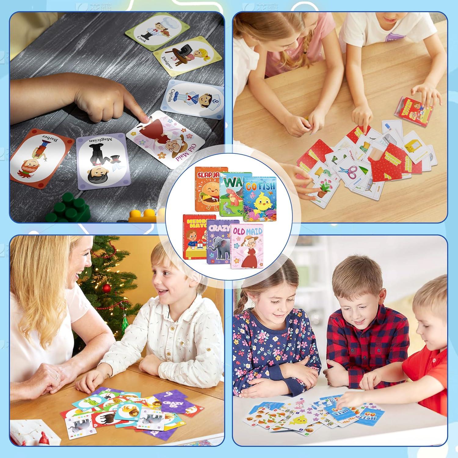 Set de Juegos de Cartas para Niños Timenued - 12 Barajas