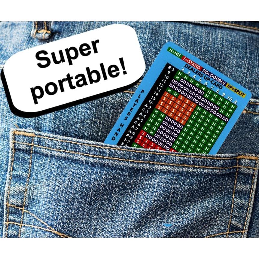 Tarjeta de Estrategia Básica para Blackjack Spinettis - Guía de Juego