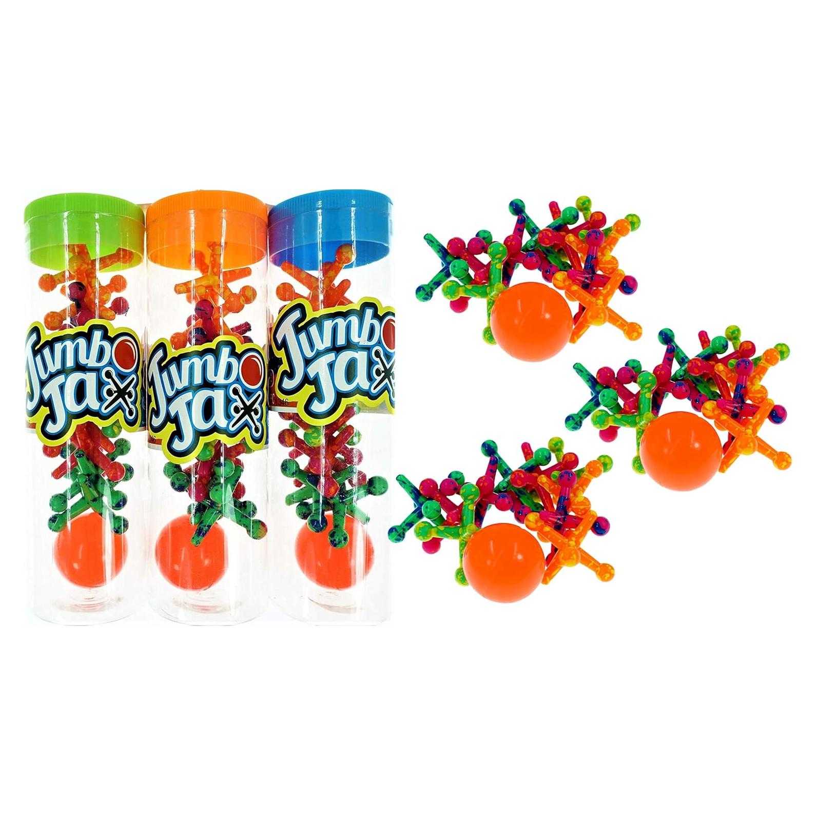 Juego de Jacks Jumbo JA-RU - 3 Paquetes con Pelota