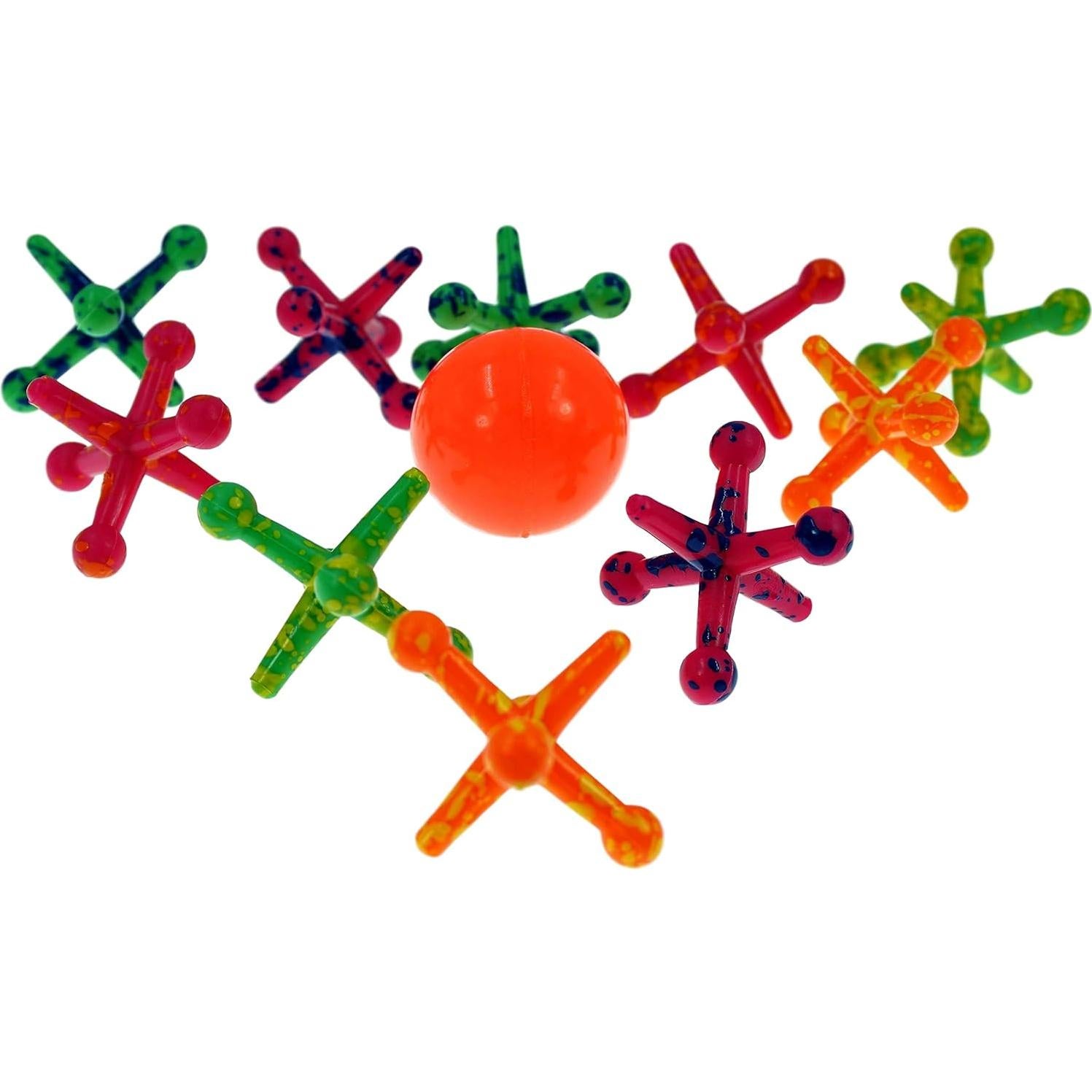 Juego de Jacks Jumbo JA-RU - 3 Paquetes con Pelota