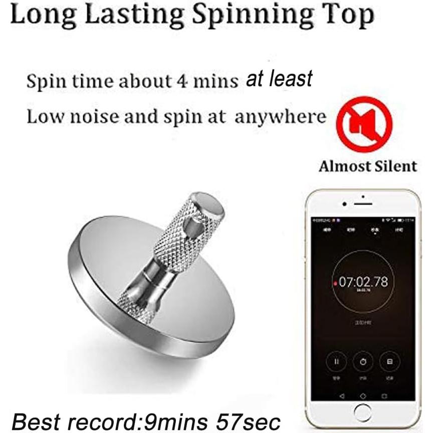 Trompo Metálico Portátil Life Game - Juguete de Estrés 31g