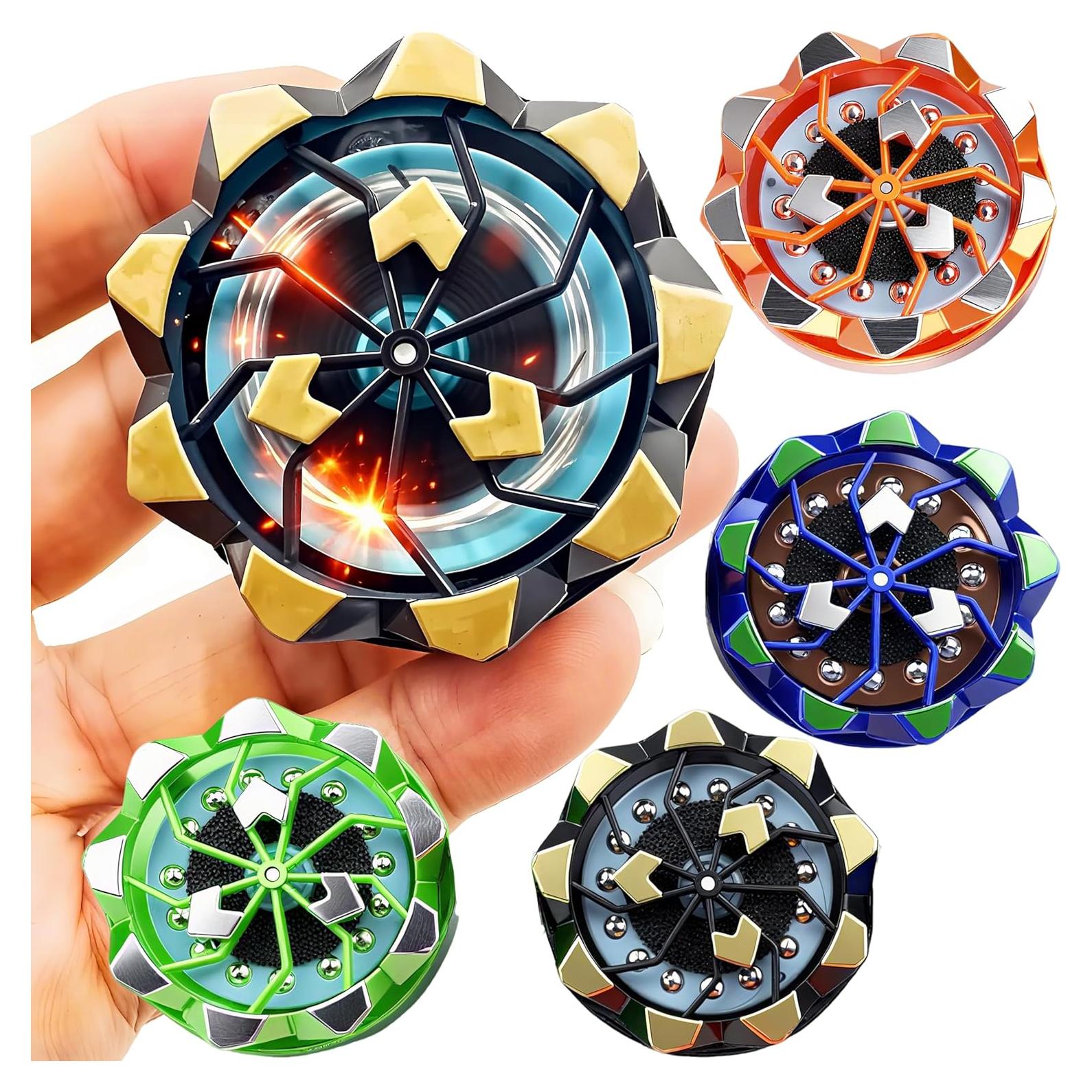 Trompos Giratorios Antiestrés 4-Pack Genérico - Juguetes para Niños