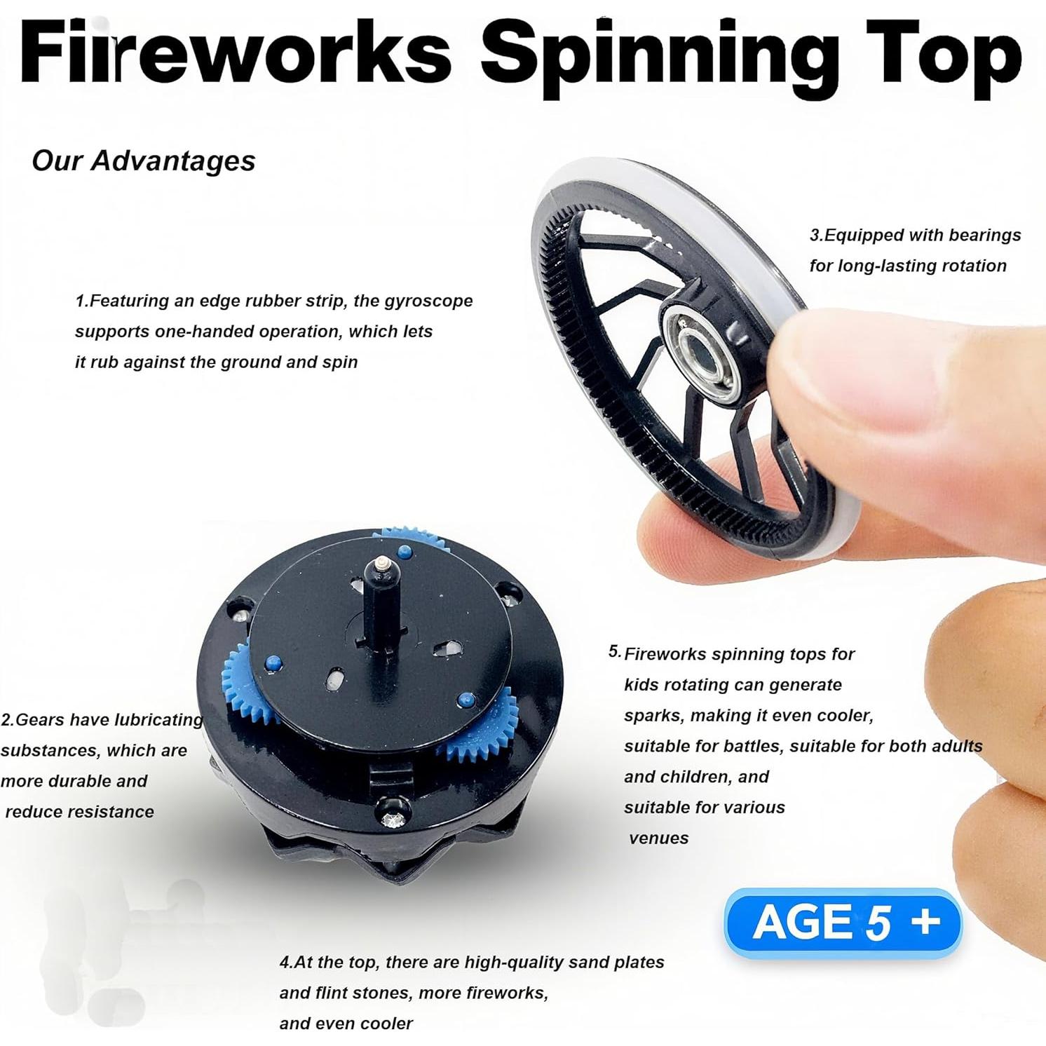 Trompos Giratorios Antiestrés 4-Pack Genérico - Juguetes para Niños